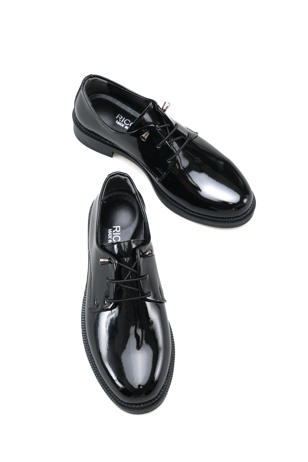 Riccon Astra Gala Kadın Loafer 0012270 Siyah Rugan