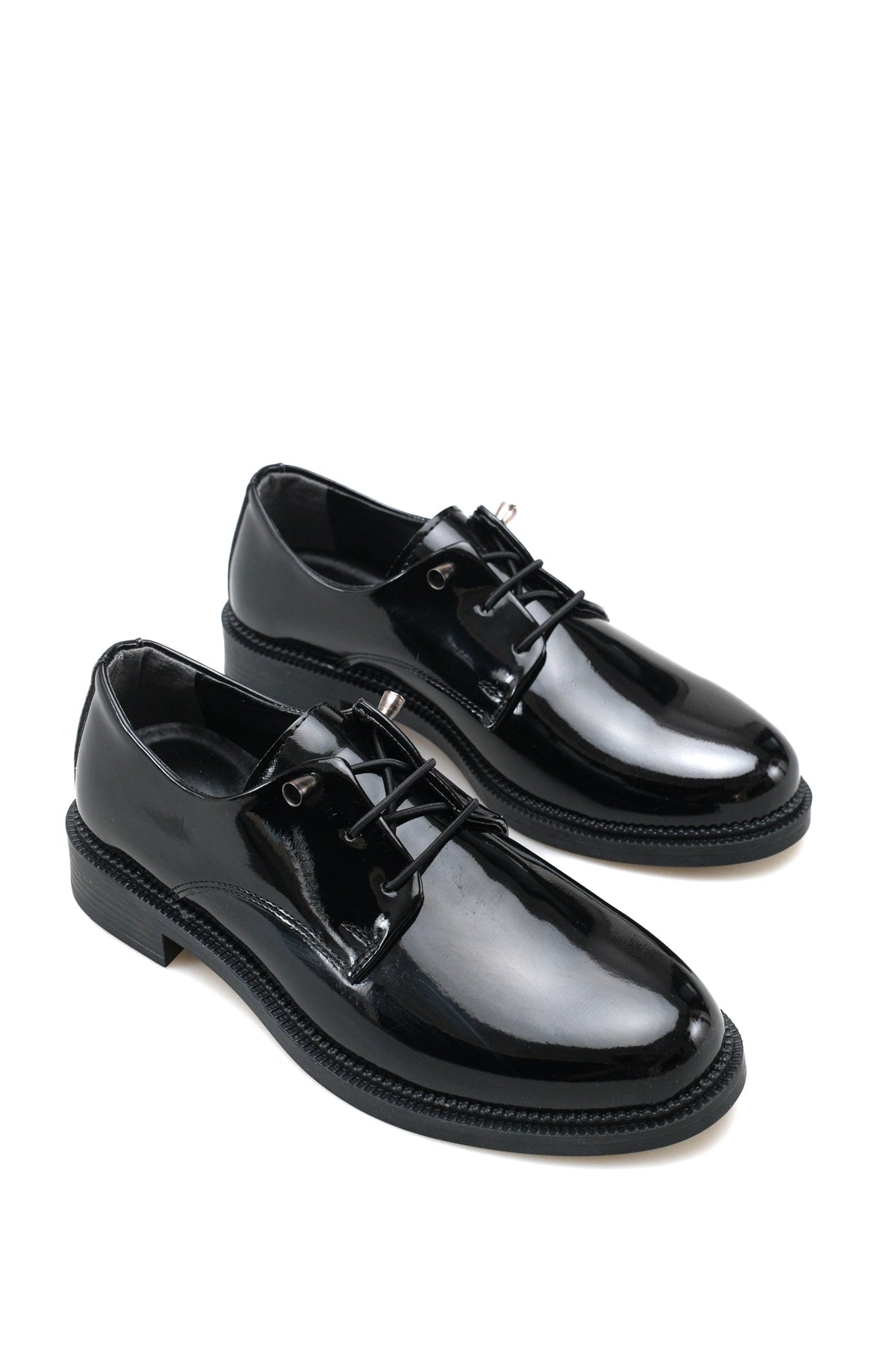 Riccon Astra Gala Kadın Loafer 0012270 Siyah Rugan