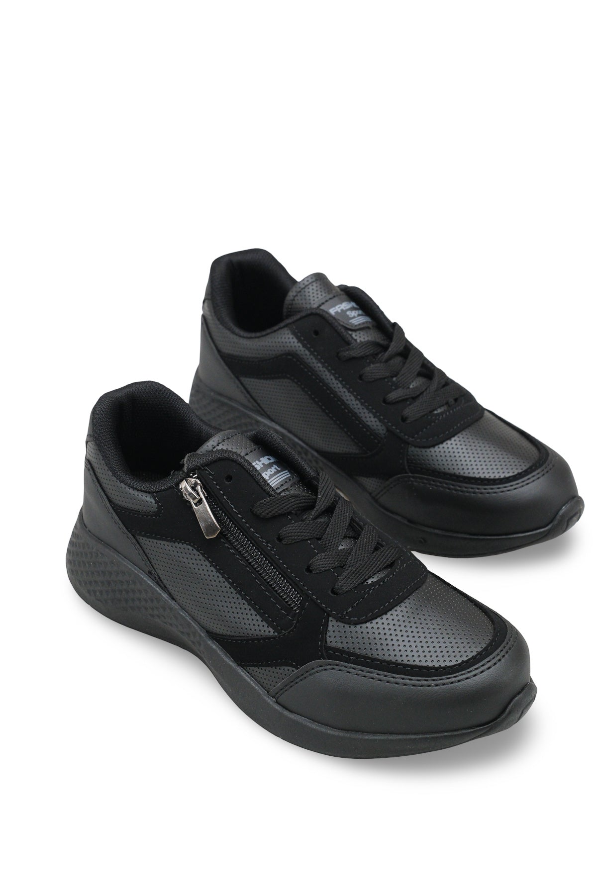 Riccon Kadın Sneaker 001204 Siyah Siyah Cilt