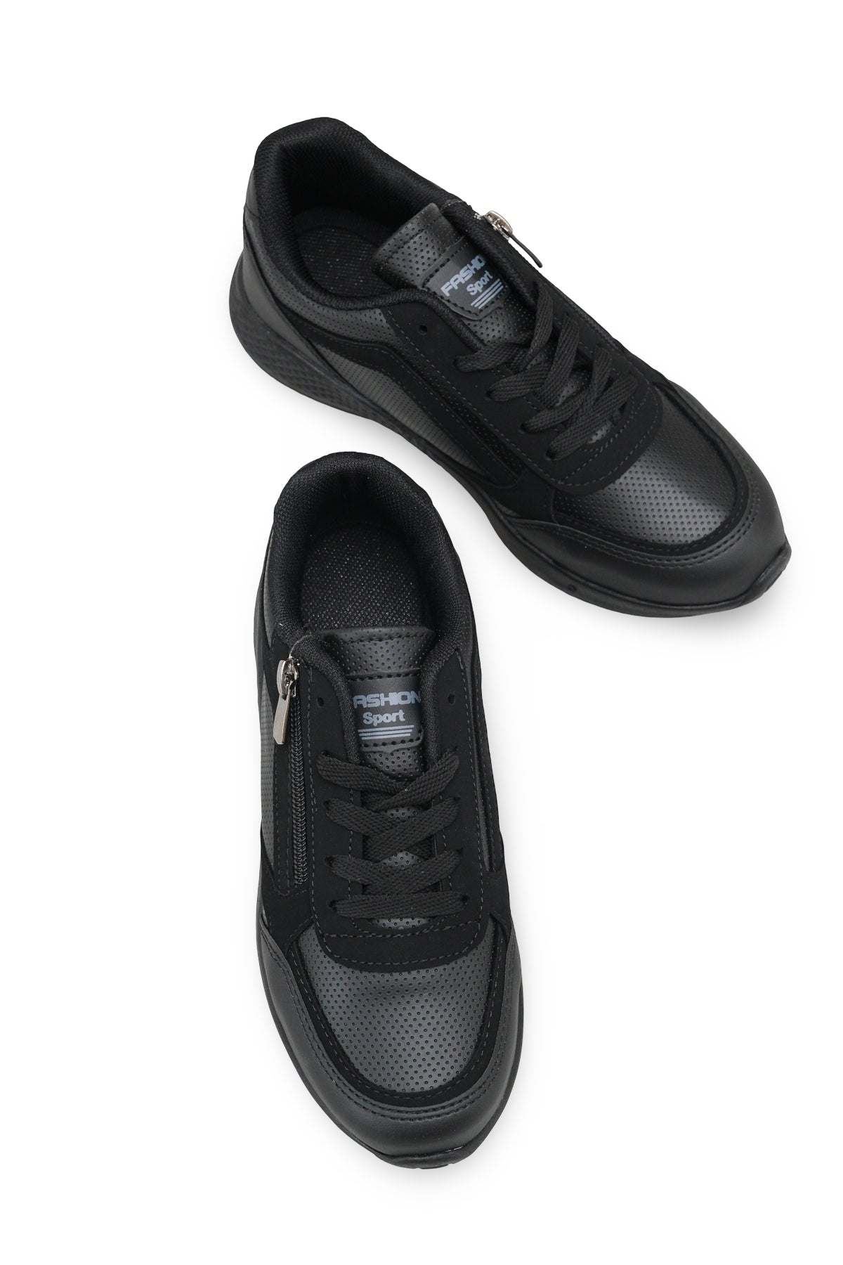 Riccon Kadın Sneaker 001204 Siyah Siyah Cilt