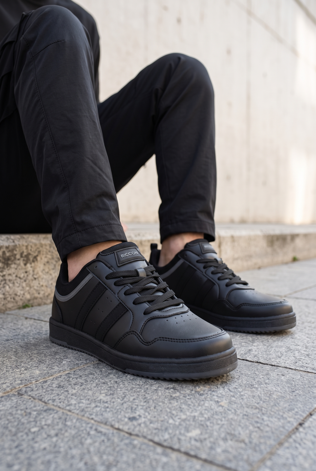 Riccon Erkek Sneaker 00122022 Siyah