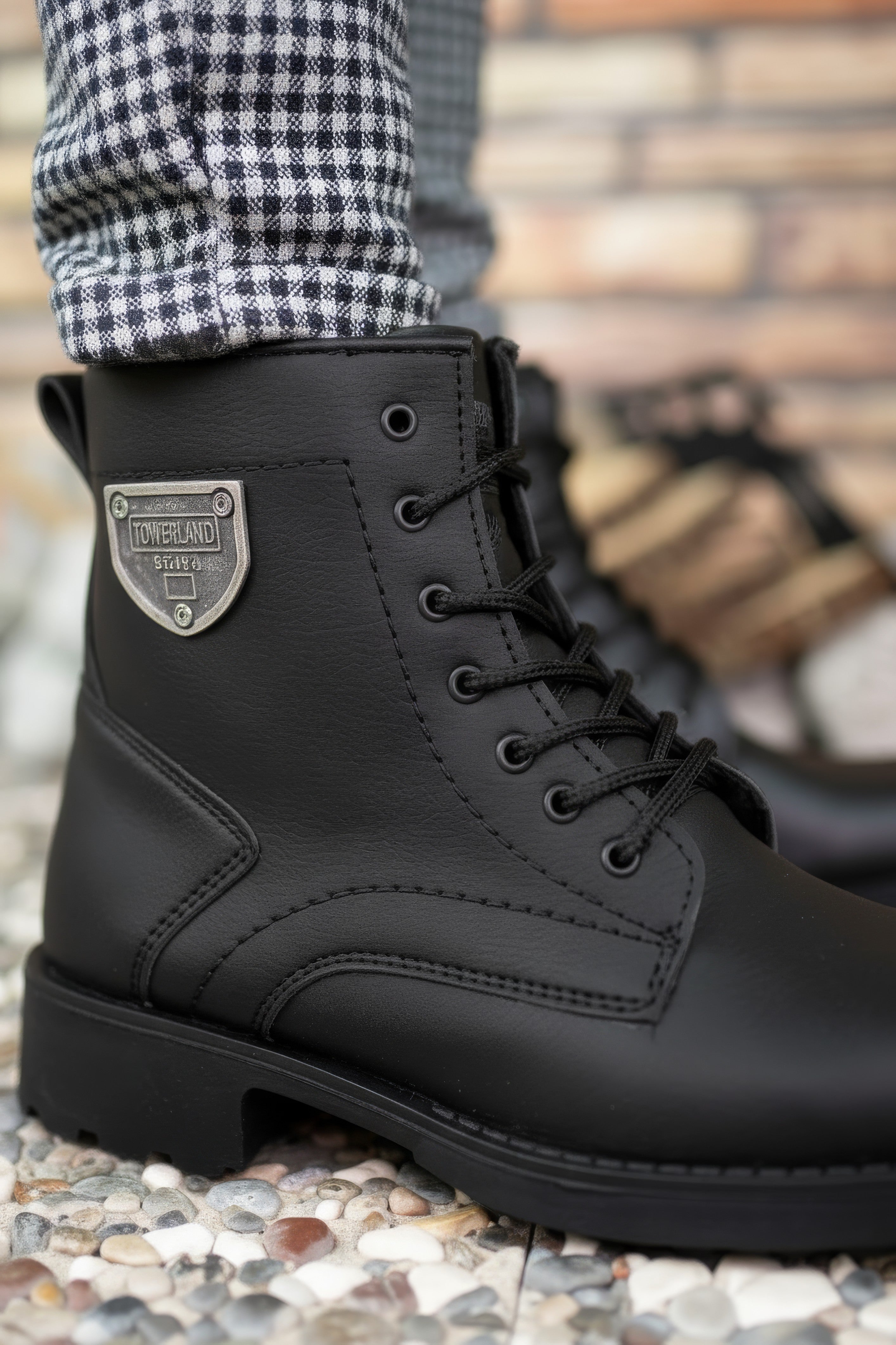 Riccon Erkek Fermuarlı Bot 0012655 Siyah