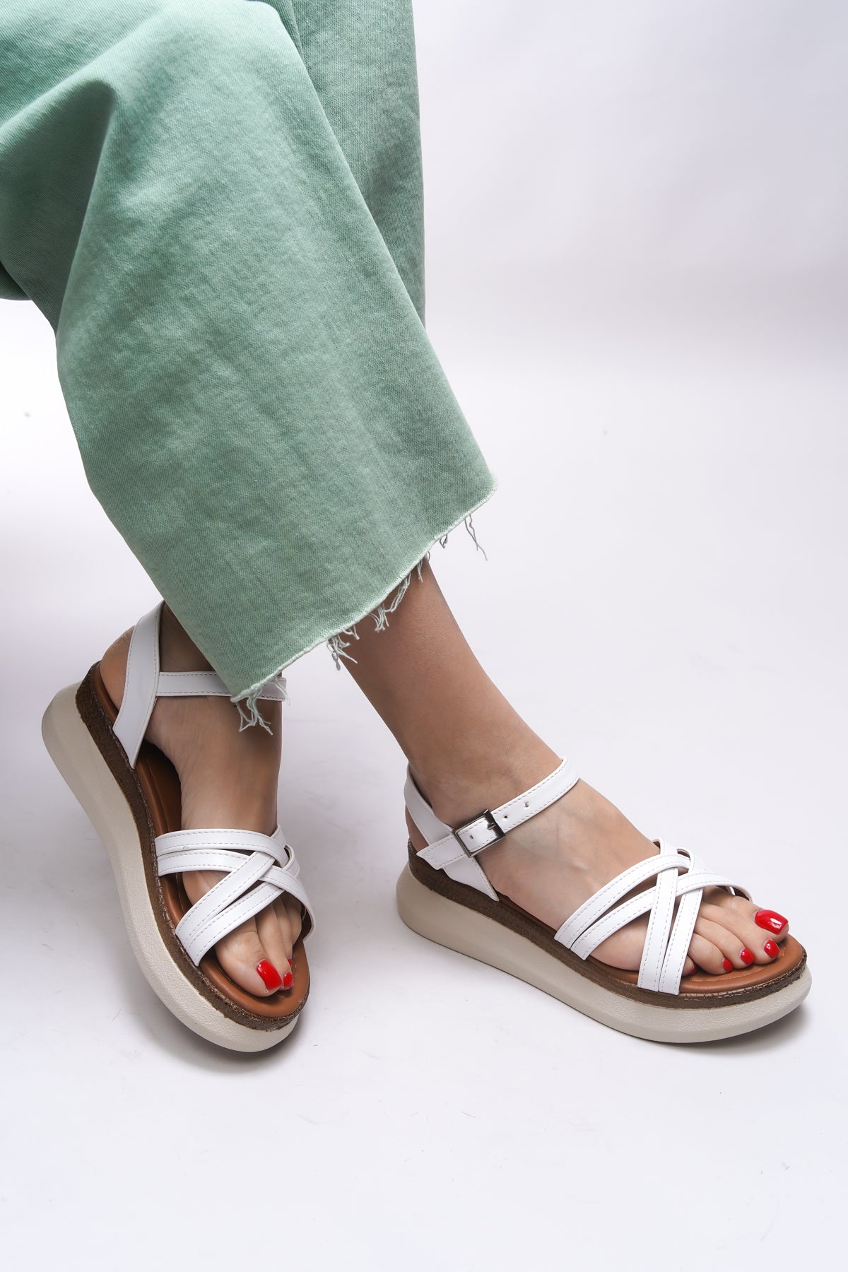 Riccon Quelartha Kadın Sandalet 0012601