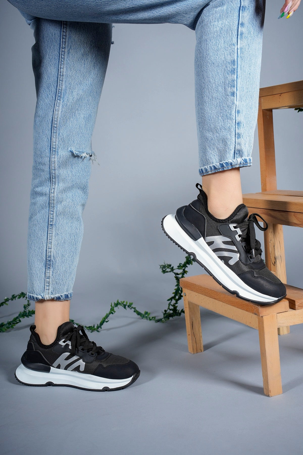 Riccon Kadın Sneaker 0012169 Siyah