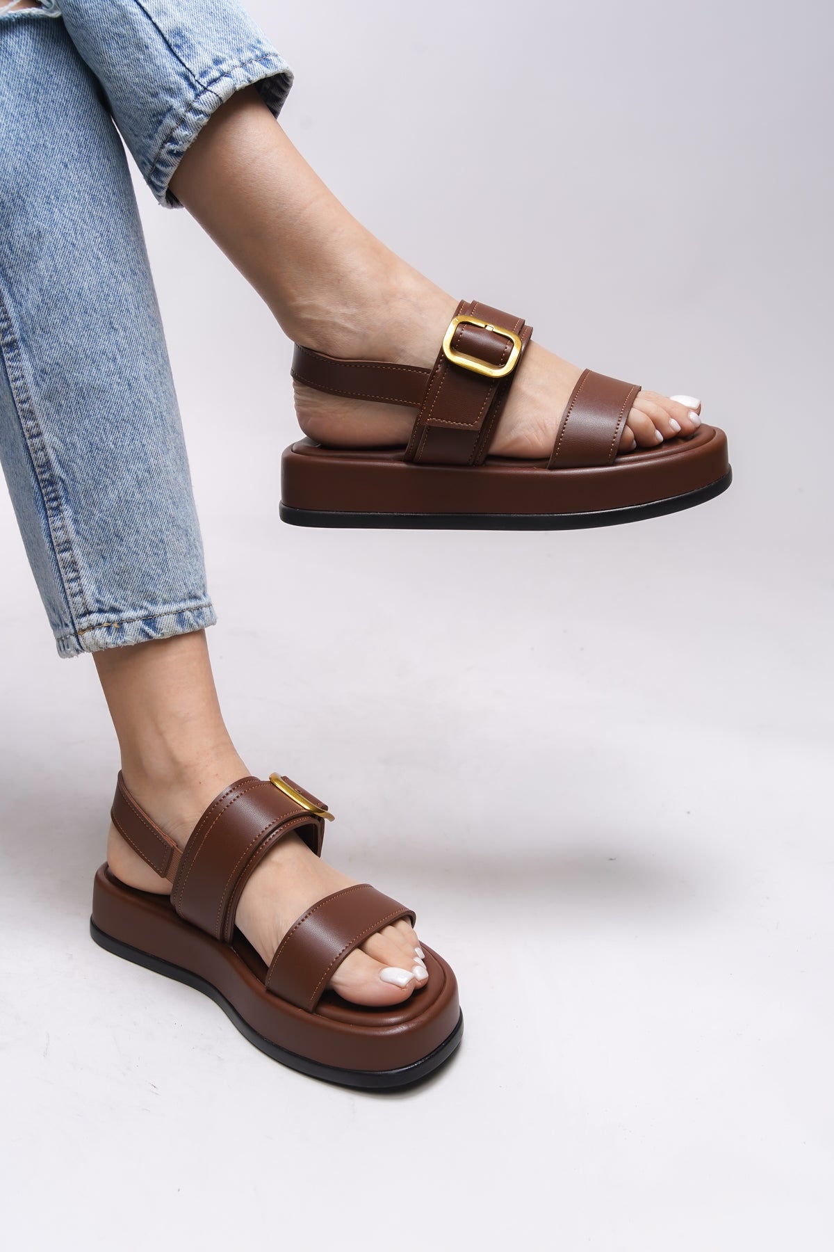 Riccon Yiendrae Kadın Tokalı Sandalet 0012785