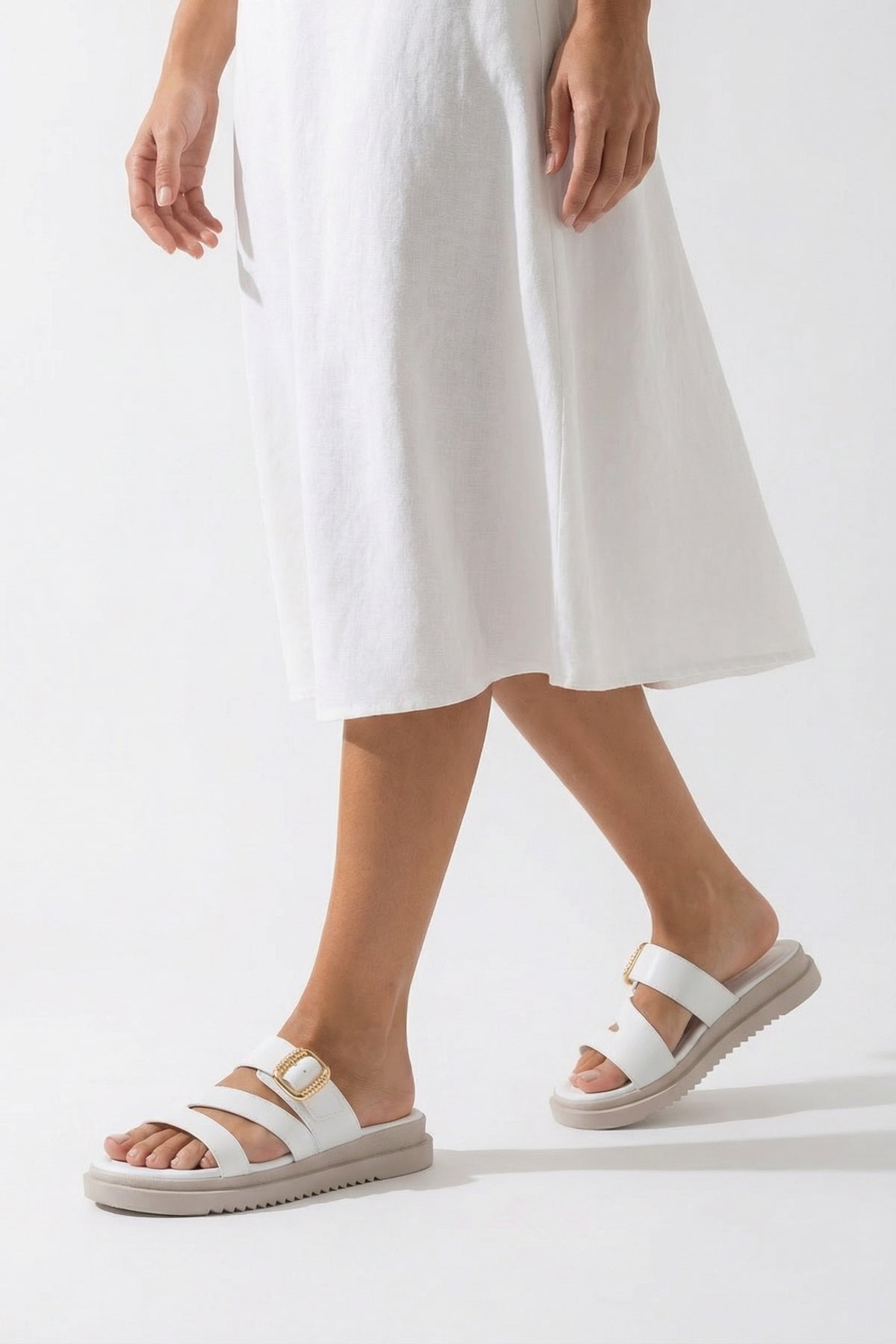 Riccon Kadın Terlik 00120406 Beyaz