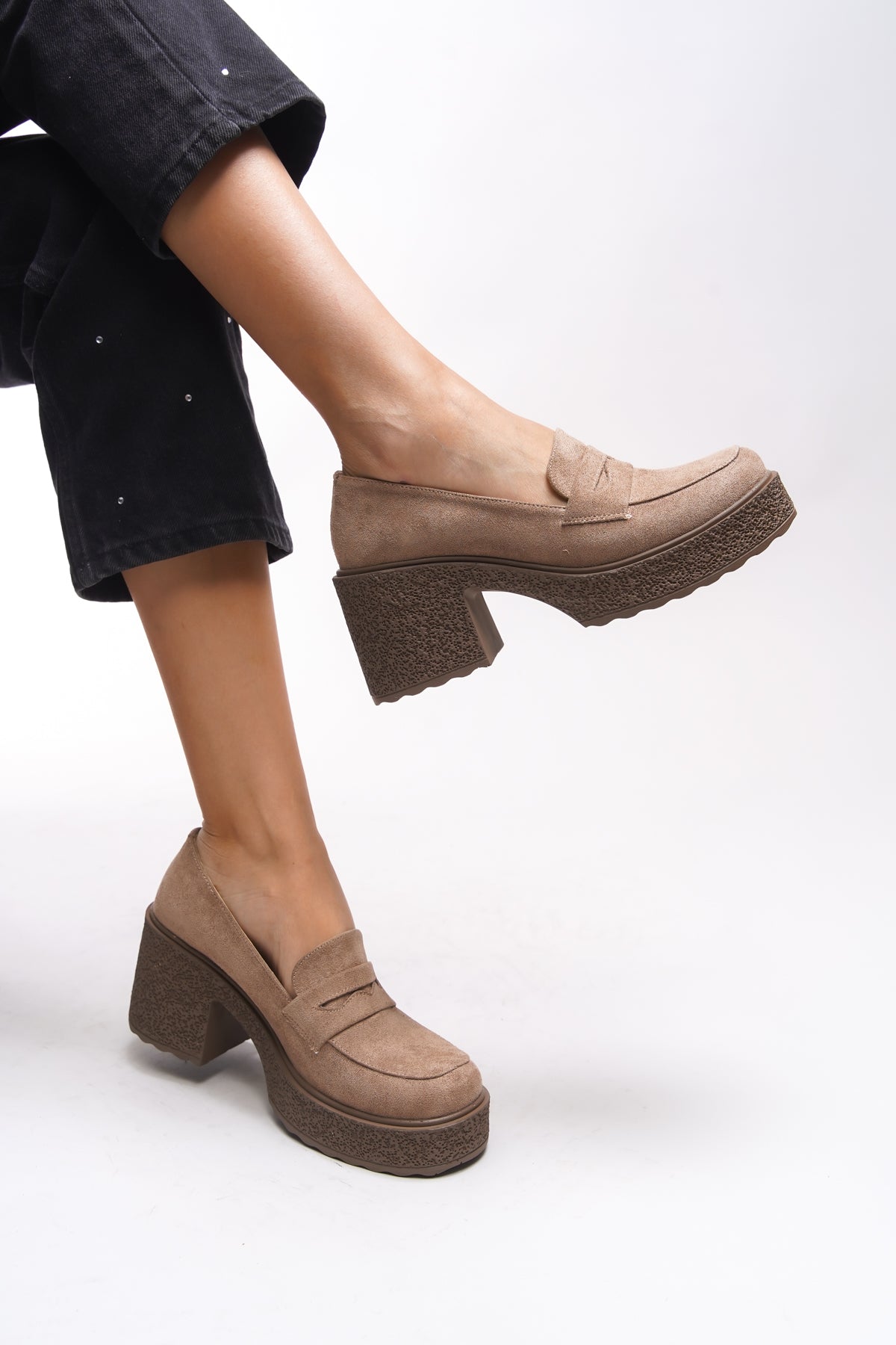 Riccon Quphrele Kadın Topuklu Loafer 00121520
