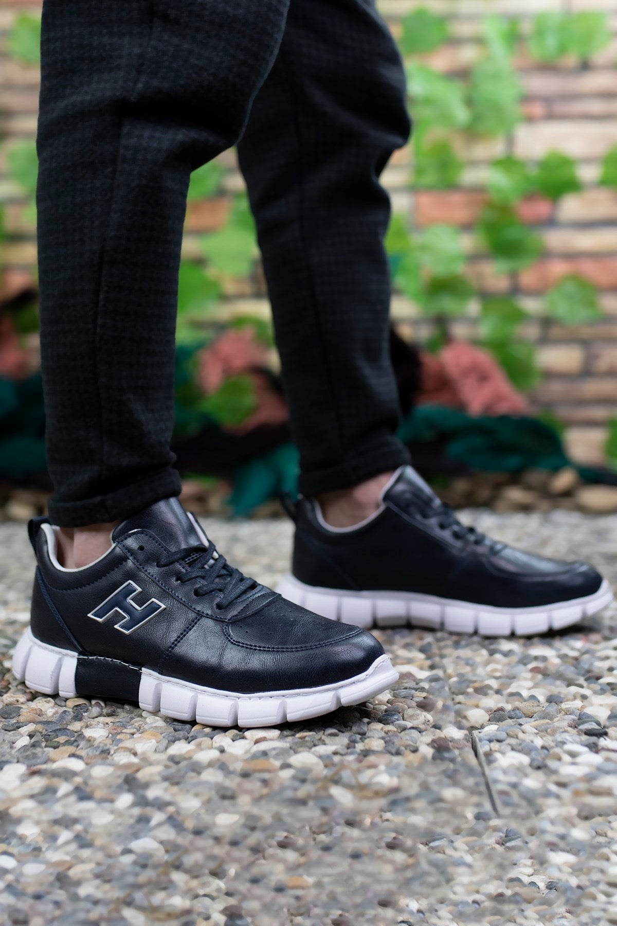 Riccon Erkek Sneaker 0012344 Lacivert Beyaz