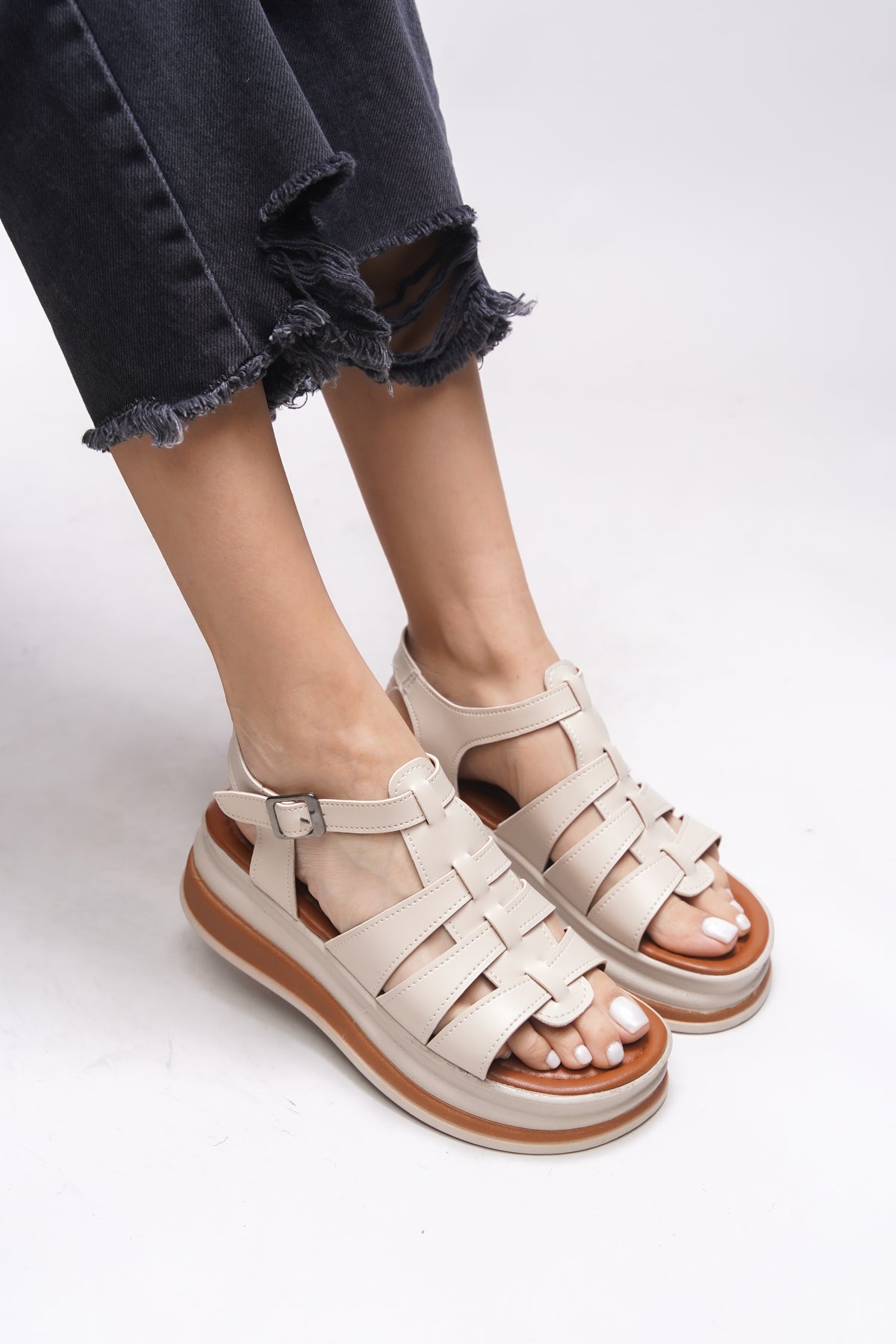 Riccon Syllaerla Kadın Sandalet 0012325