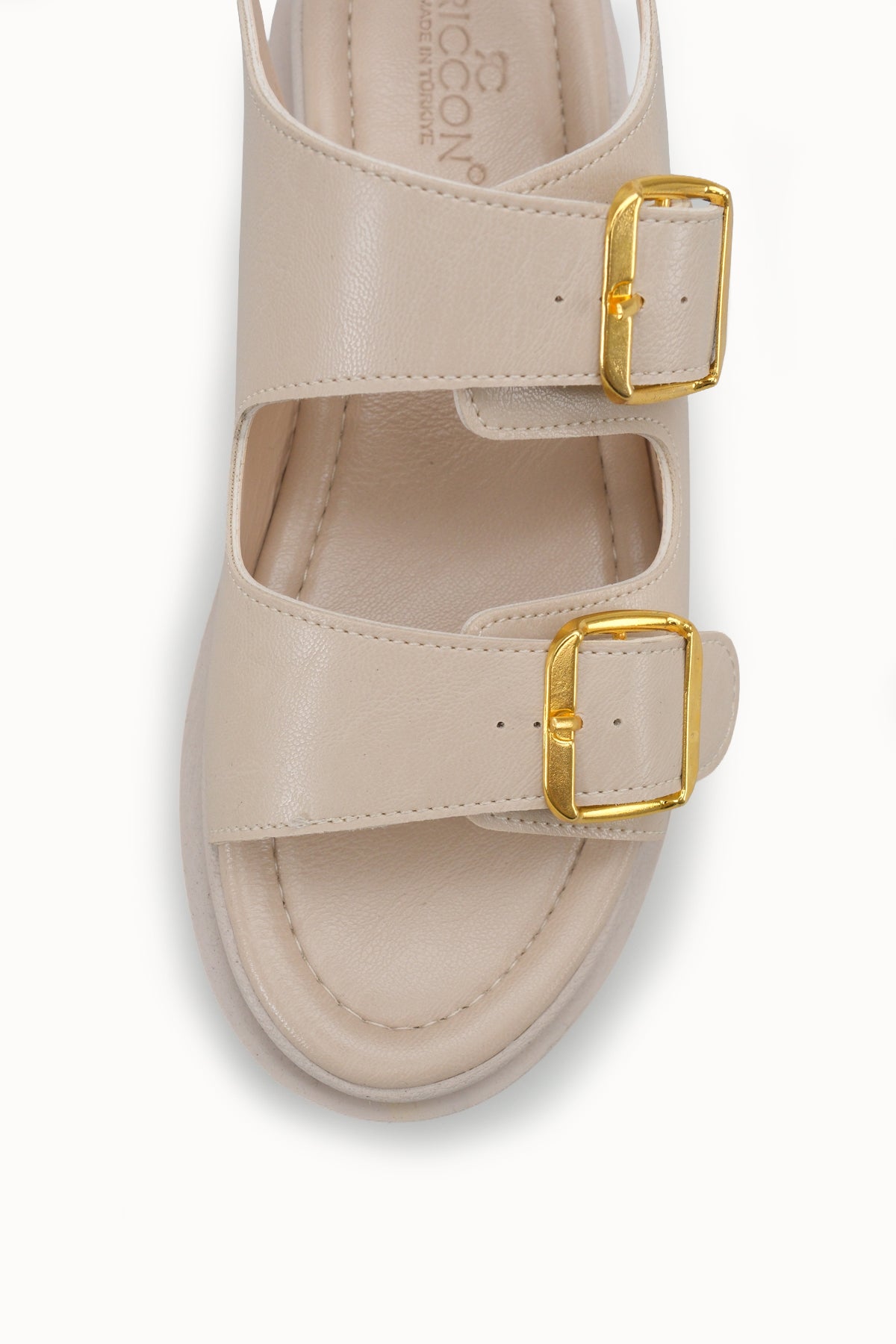 Riccon Kadın Sandalet 00120303 Bej