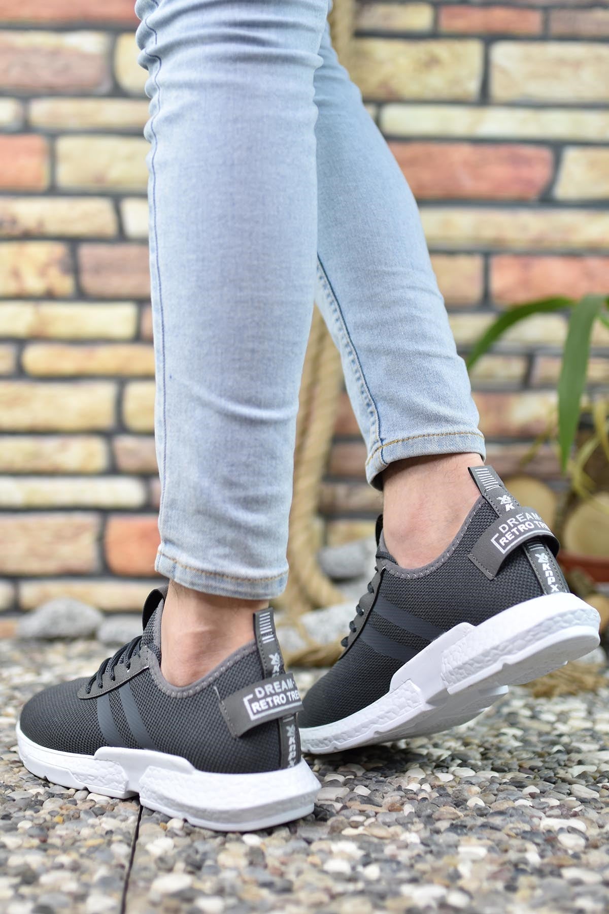 Riccon Erkek Sneaker 00122051 Füme