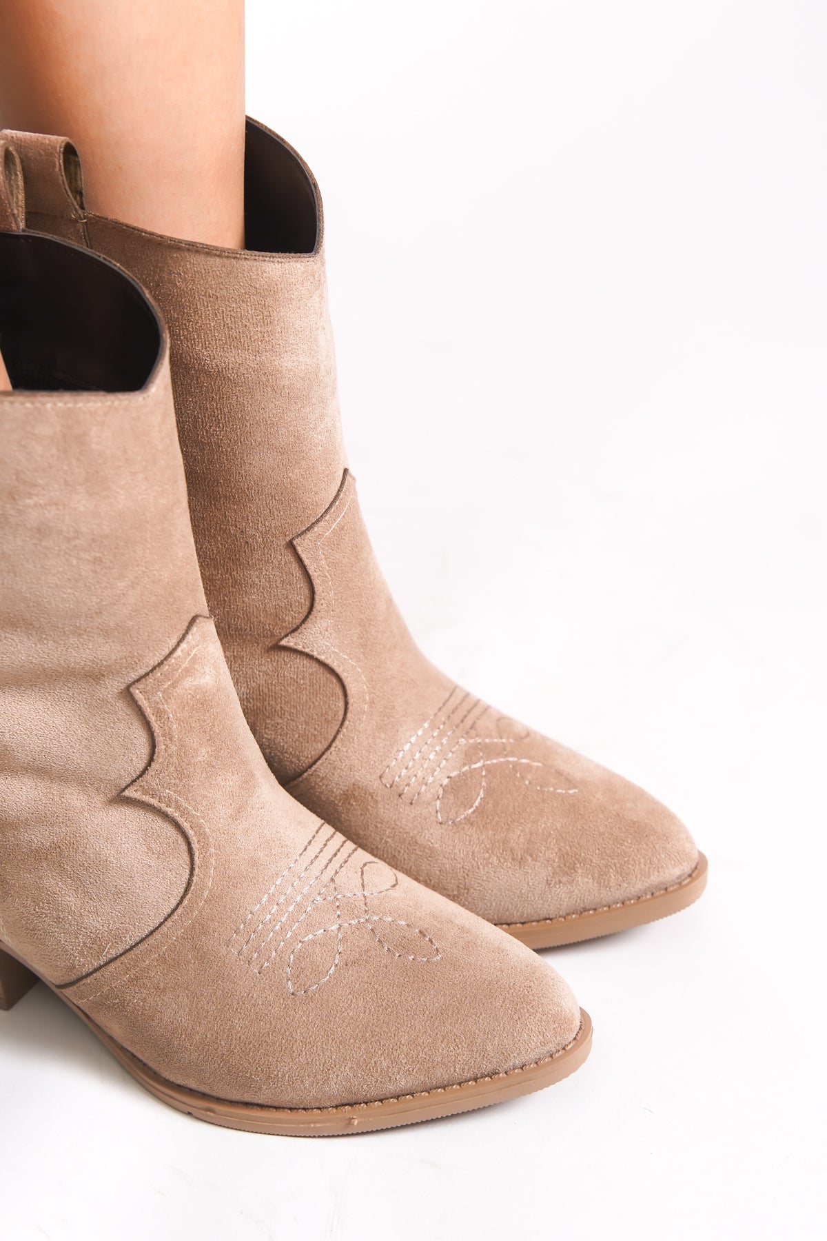 Riccon Kadın Kısa Western Çizme 0012900