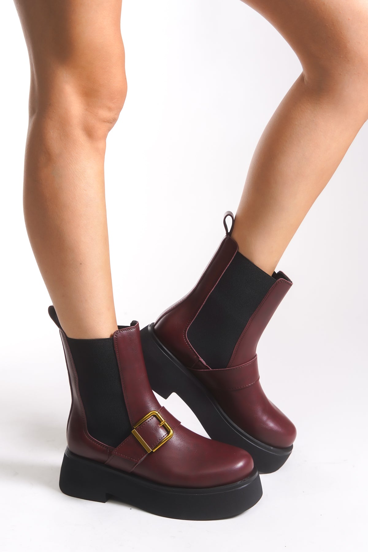 Riccon Aralenthia Kadın Bot 00123006 Bordo