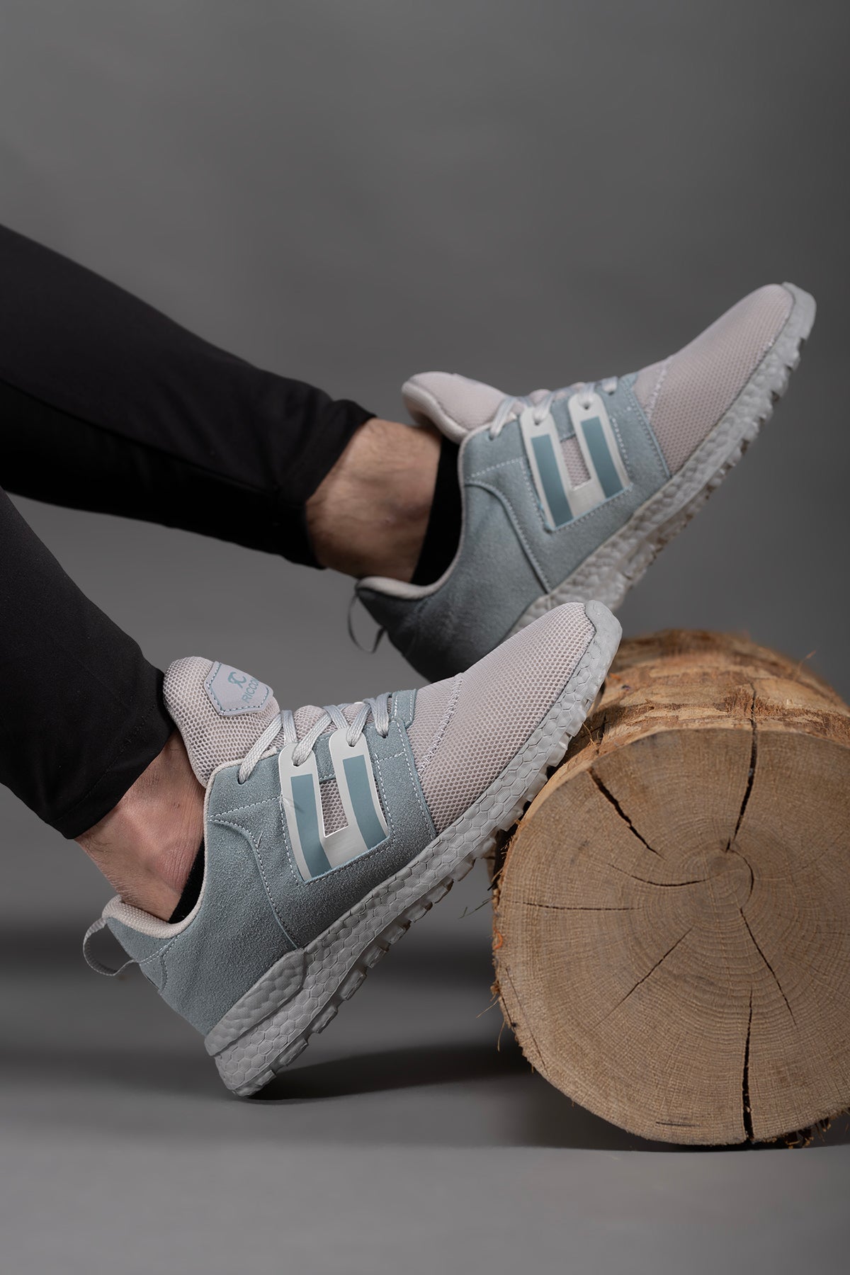 Riccon Caildaer Erkek Sneaker 0012083 Gri Turkuaz