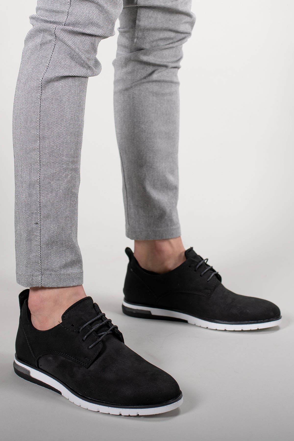 Riccon Erkek Casual Ayakkabı 0012206 Süet Siyah