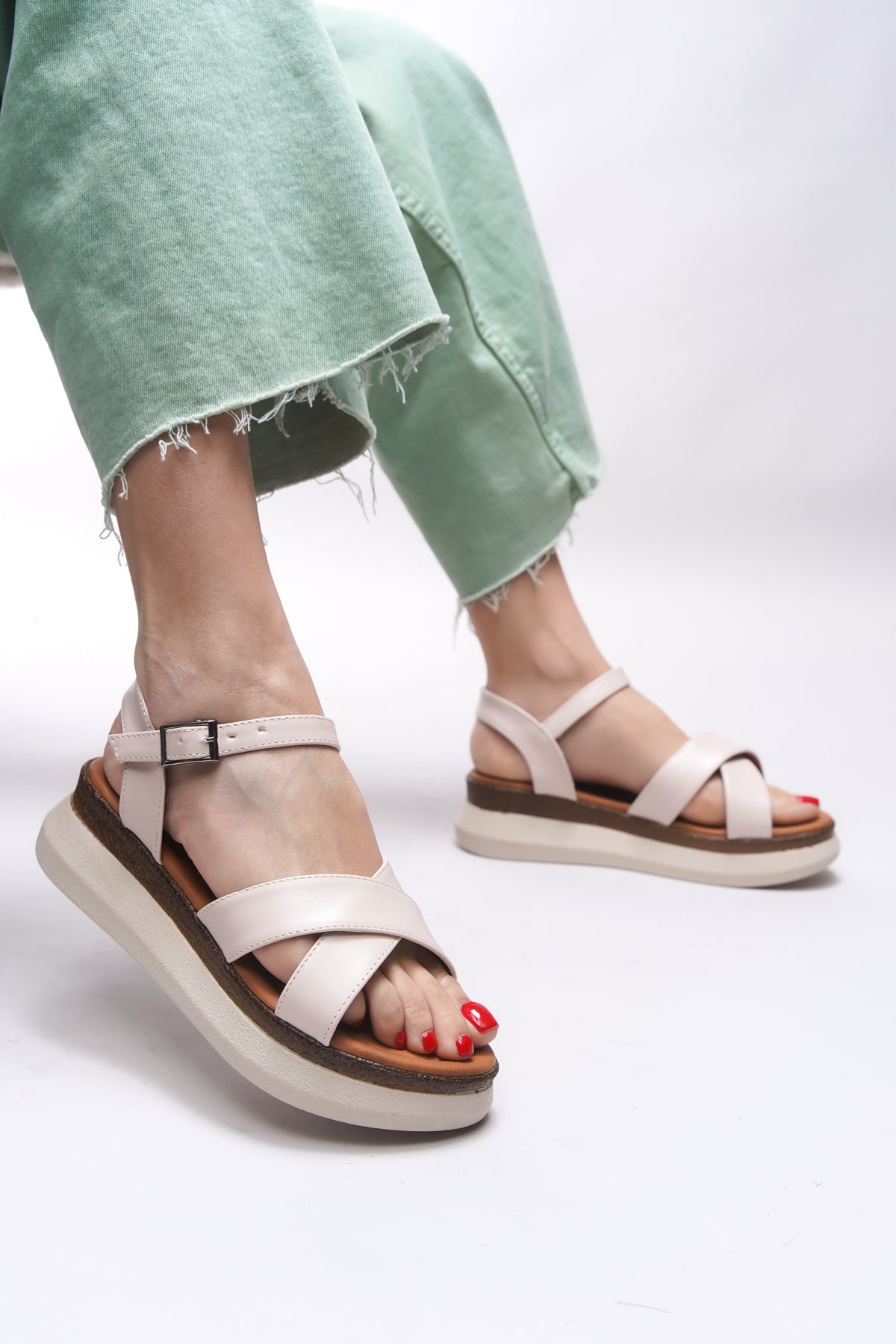 Riccon Myltheris Kadın Sandalet 0012600