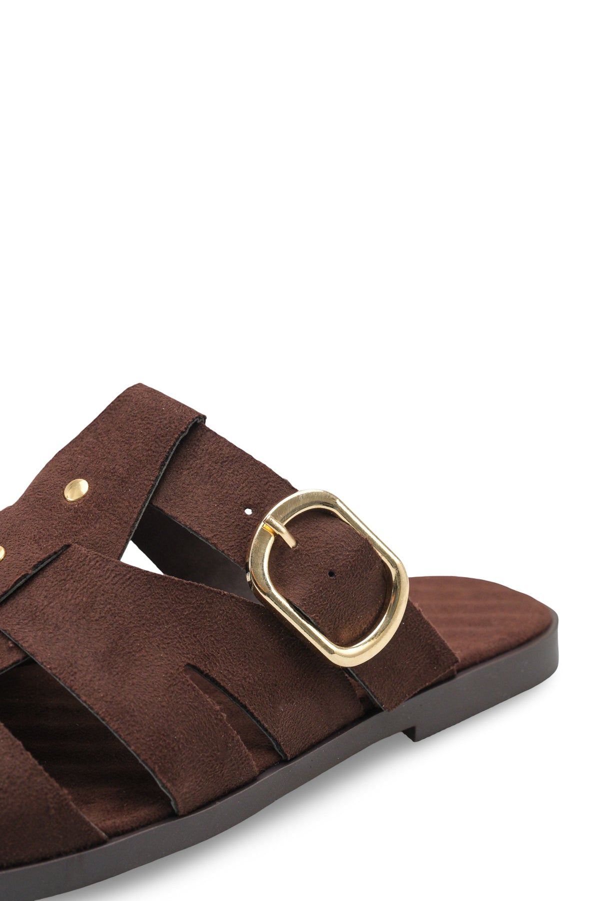 Riccon Kadın Terlik 001212 Kahverengi