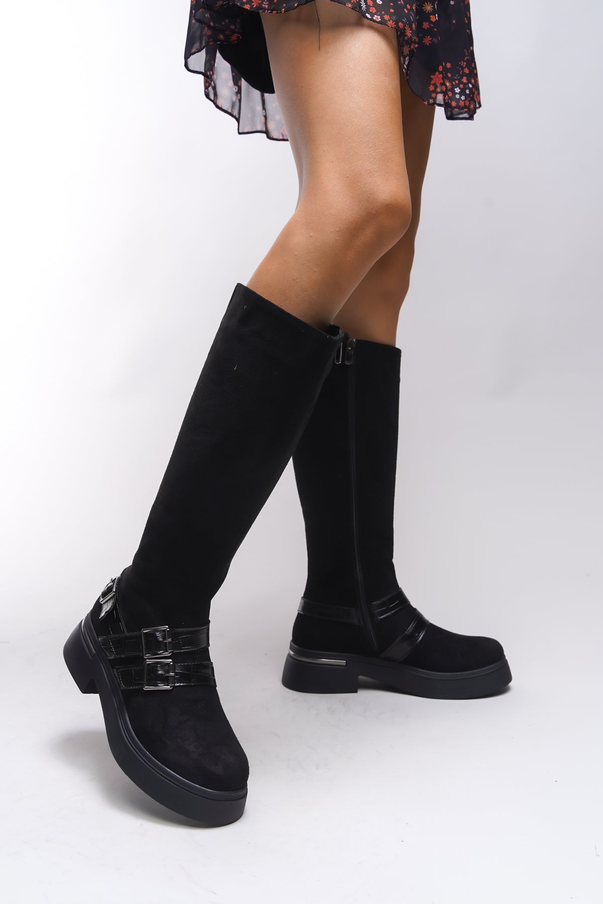 Riccon Kerrurth Kadın Toka Detaylı Çizme 00123310