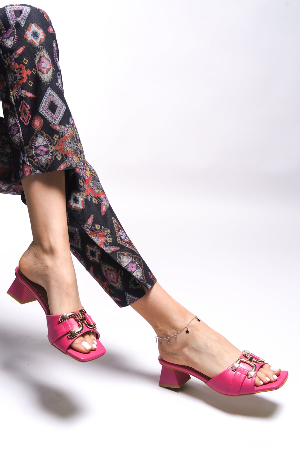 Riccon Kiavriah Kadın Topuklu Terlik 001211