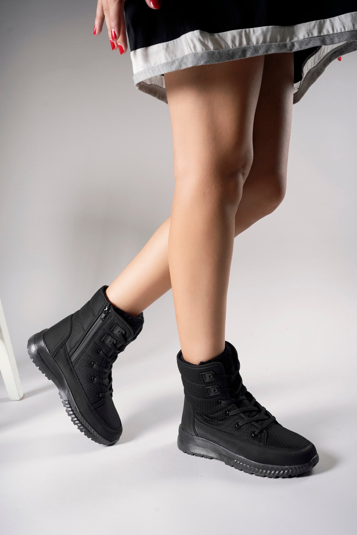 Riccon Niopiq Kadın Fermuarlı Kar Botu 0012815