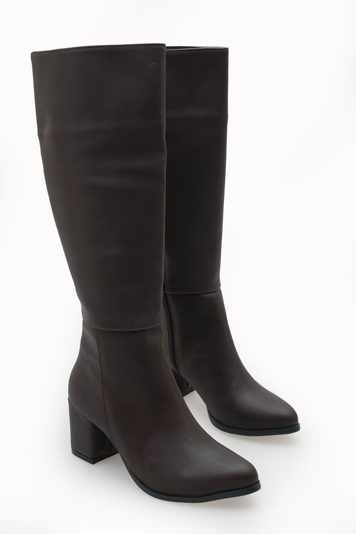 Riccon Kadın Çizme 0012816S Kahverengi Cilt