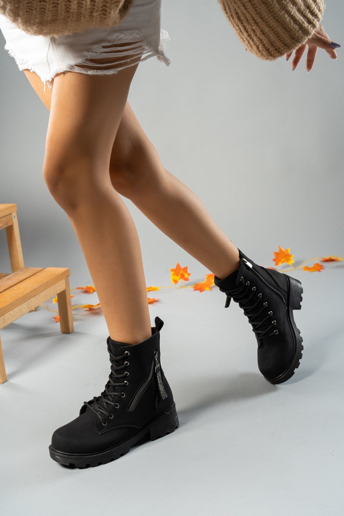 Riccon Kadın Fermuarlı Bot 001262