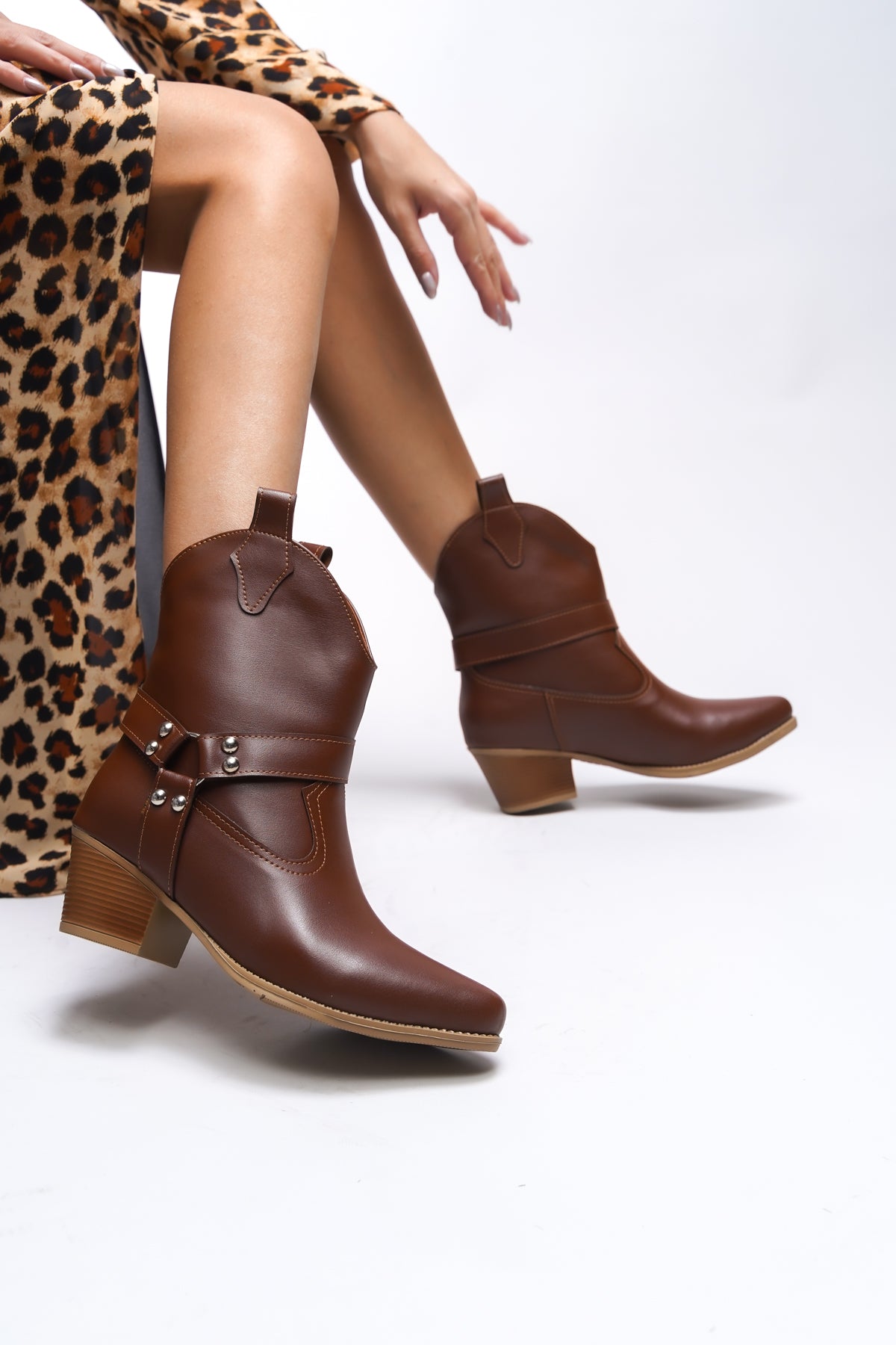 Riccon Creitulah Kadın Western Bot 0012721