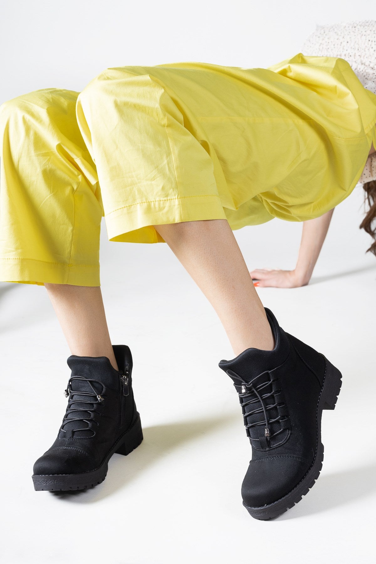 Riccon Kadın Bot 0012720 Siyah Süet