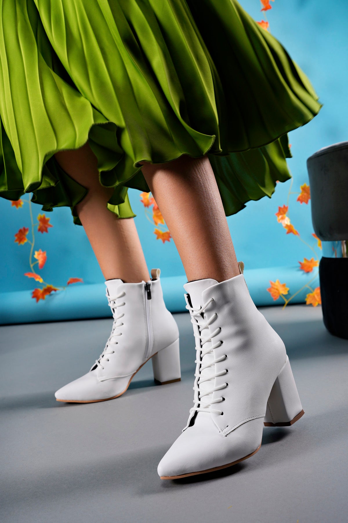 Riccon Lilethnora Kadın Topuklu Bot 0012333