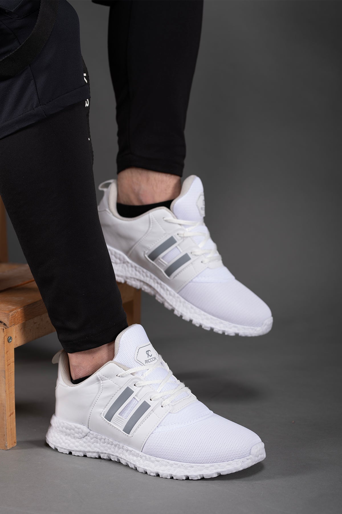 Riccon Caildaer Erkek Sneaker 0012083 Beyaz