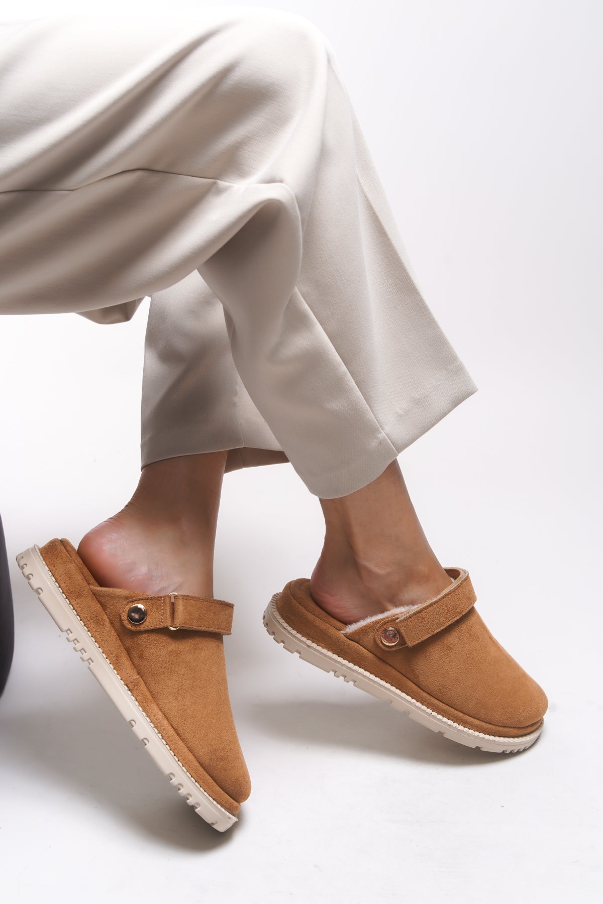 Riccon Everqinor İçi Kürklü Kadın Terlik 0012999