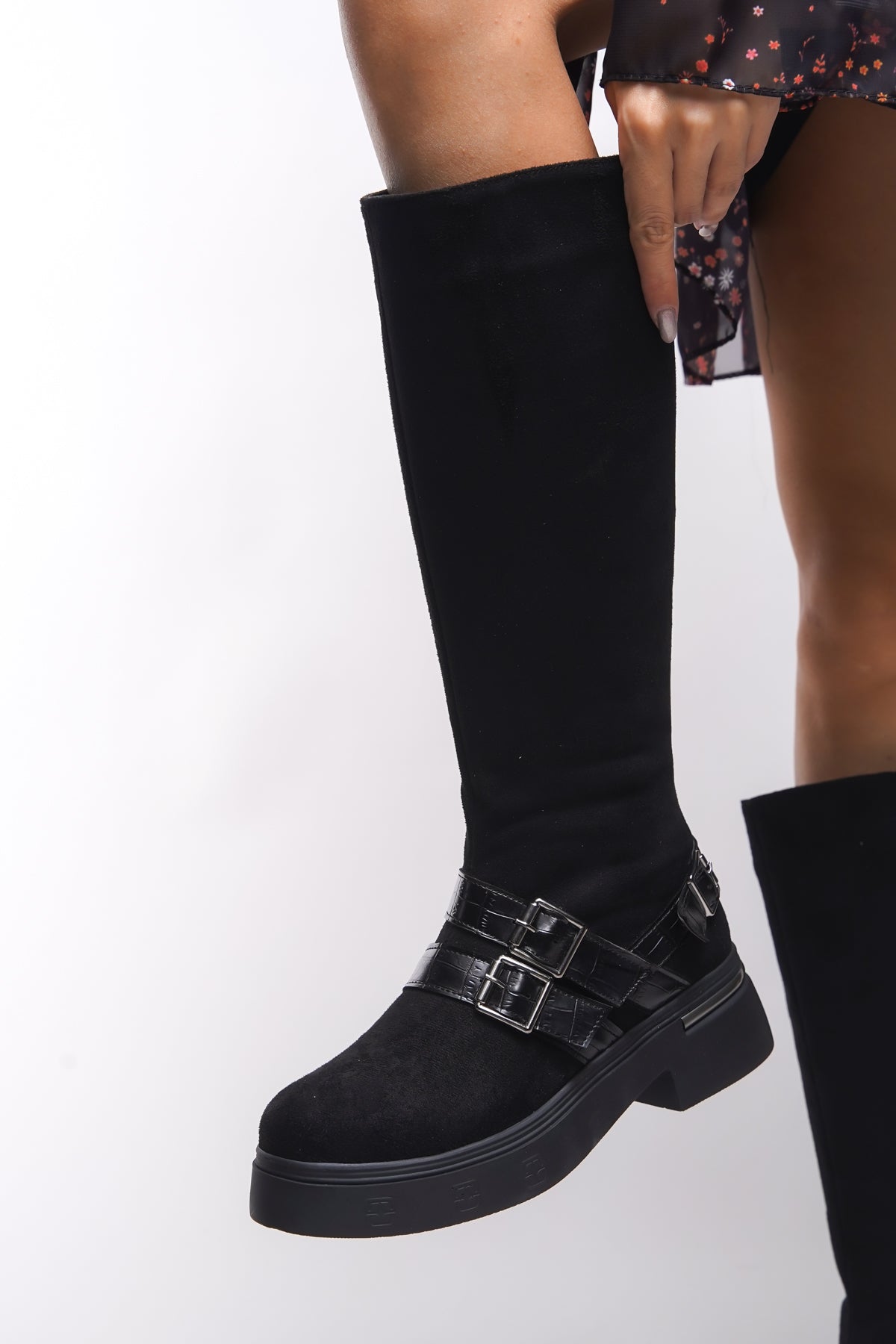 Riccon Kerrurth Kadın Toka Detaylı Çizme 00123310