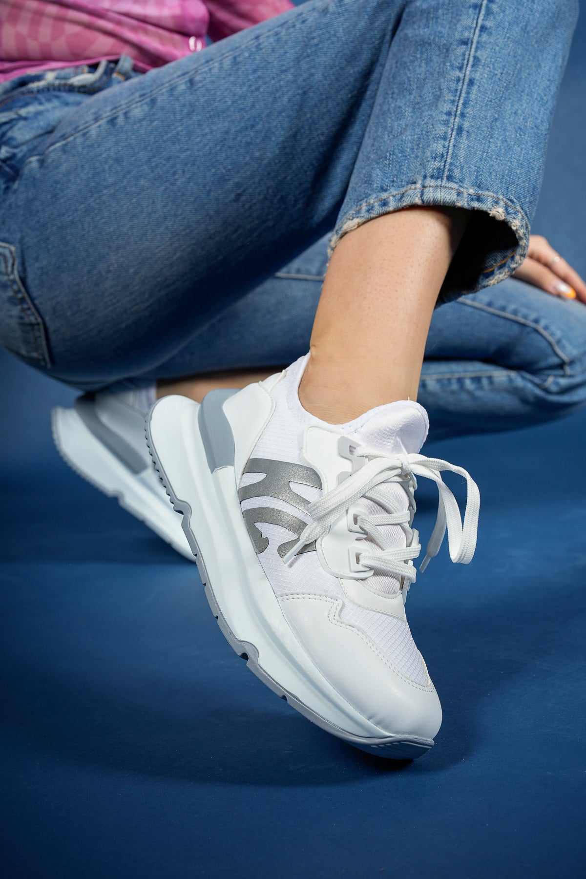 Riccon Kadın Sneaker 0012169 Beyaz