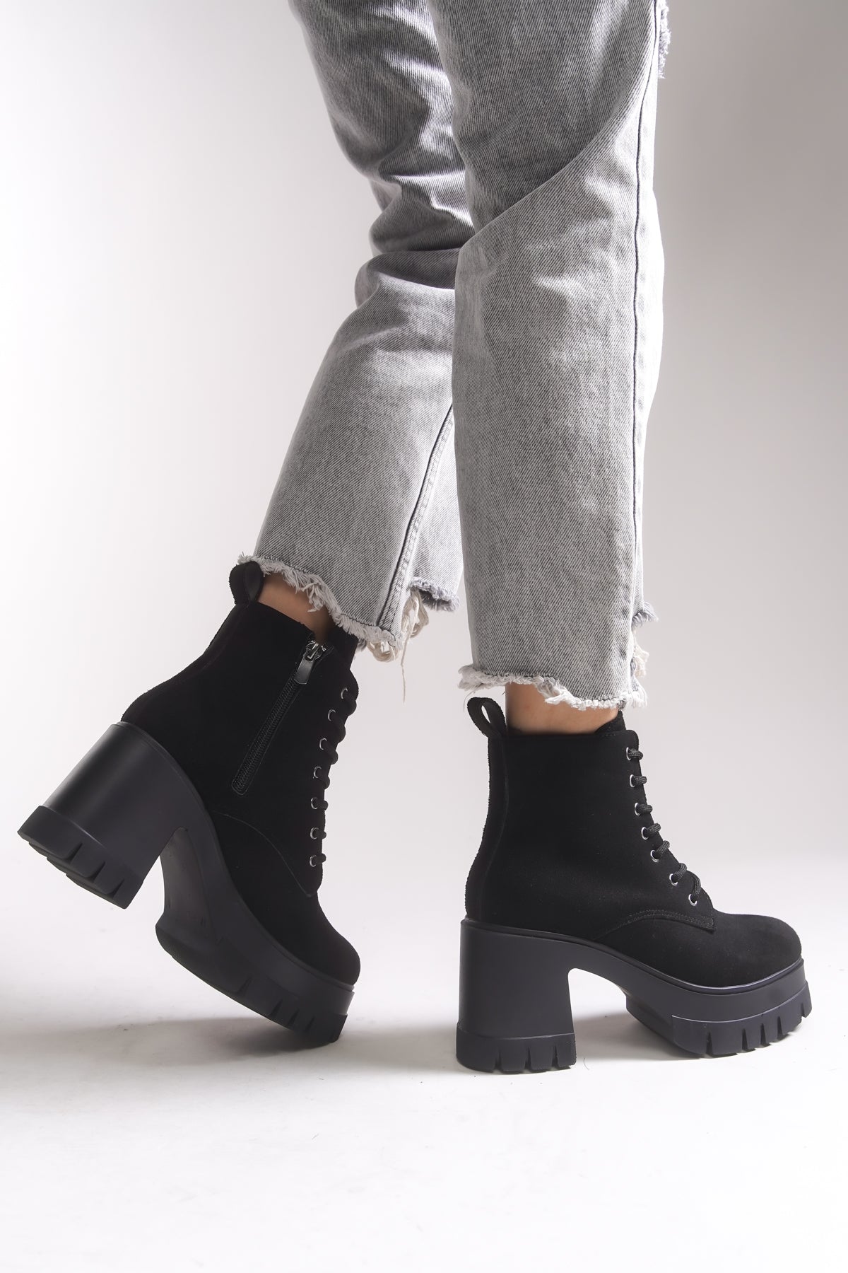 Riccon Nvanor Kadın Topuklu Bot 0012504