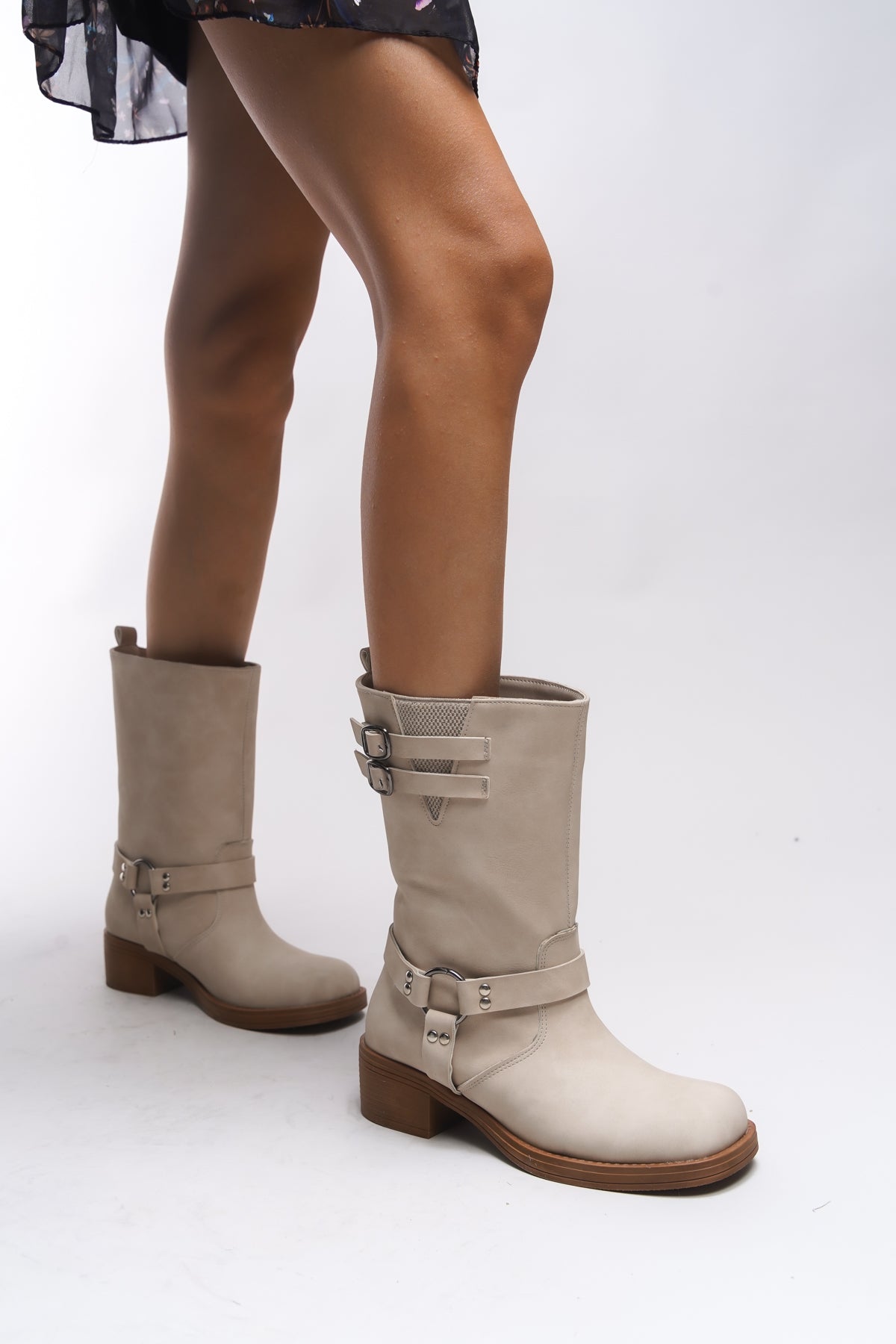 Riccon Galmicca Kadın Toka Detaylı Kısa Çizme 00123022