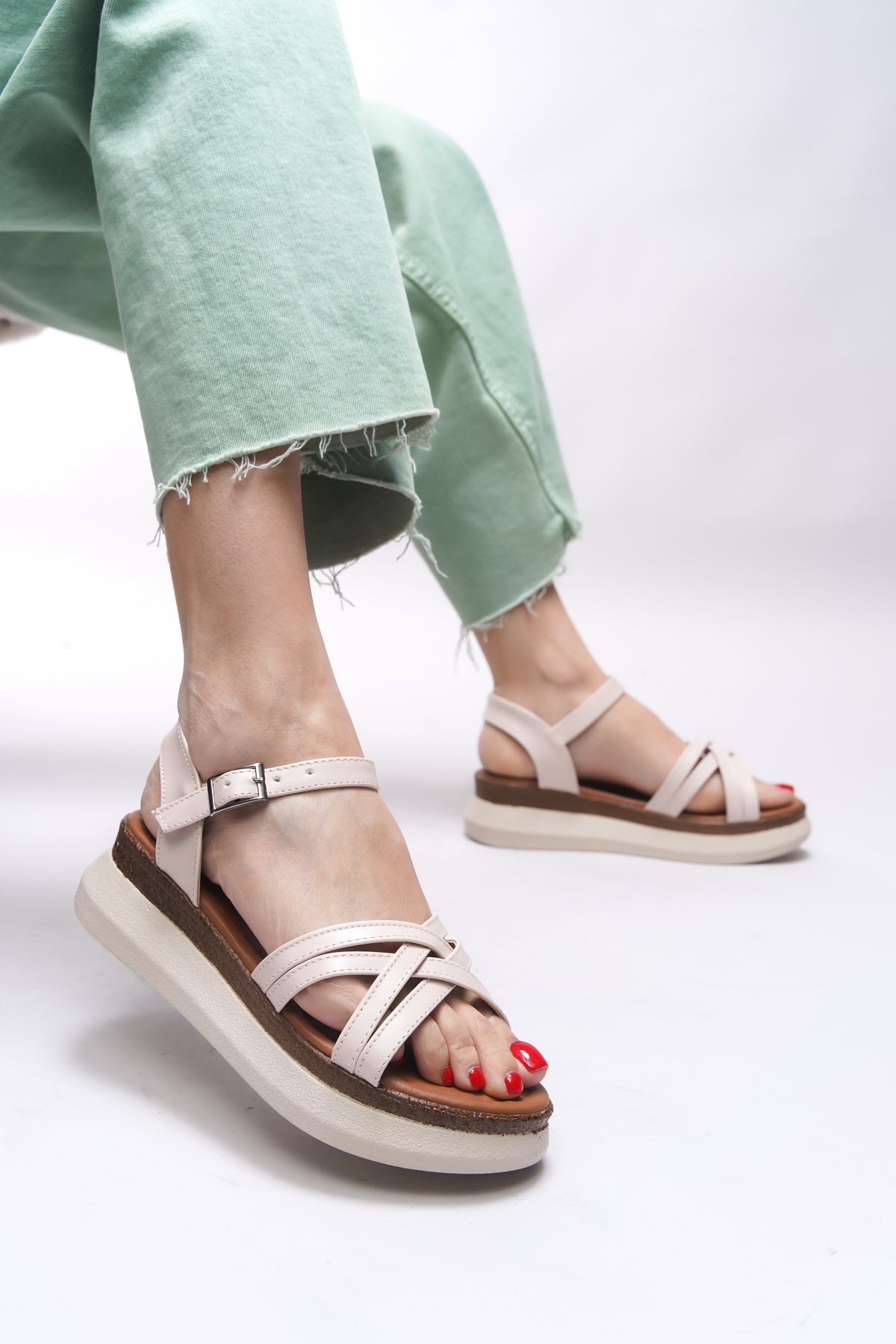 Riccon Quelartha Kadın Sandalet 0012601