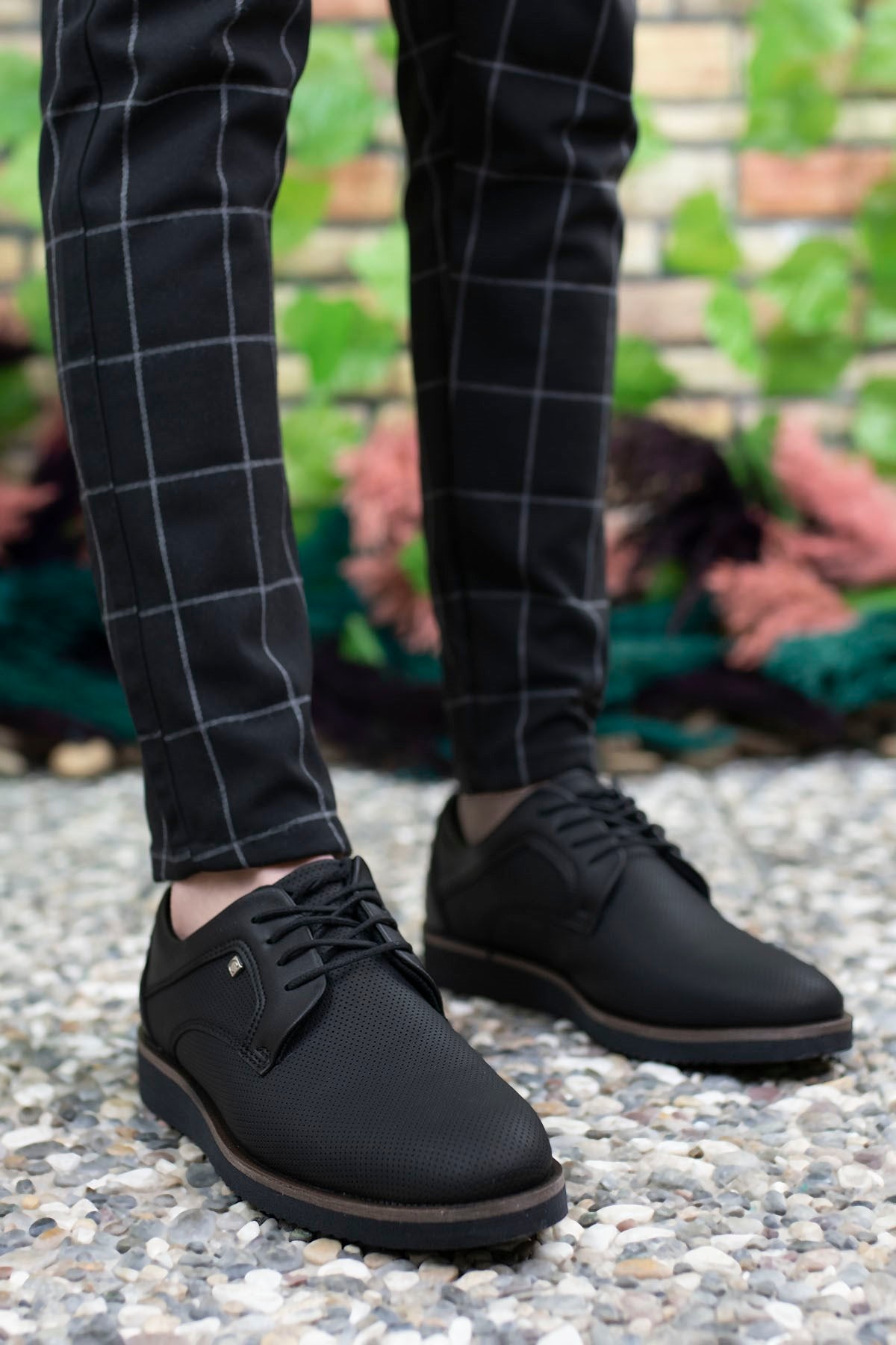 Riccon Erkek Casual Ayakkabı 0012192 Siyah Baskılı