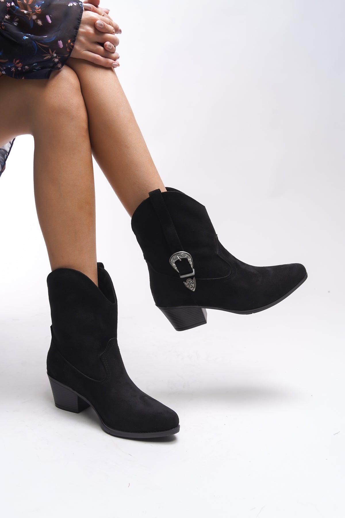 Riccon Deirotia Kadın Tokalı Western Bot 0012711