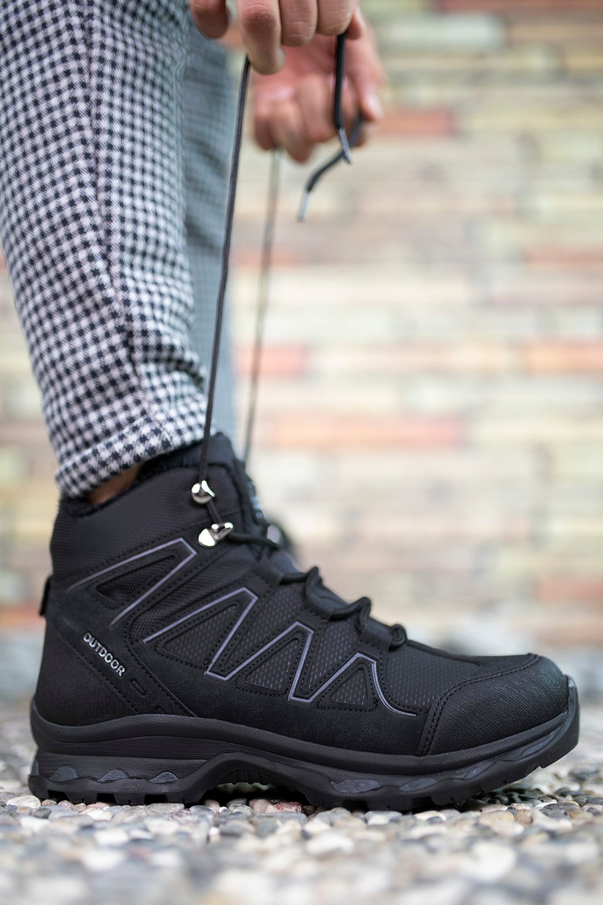 Riccon İçi Kürklü Fermuarlı Erkek Bot