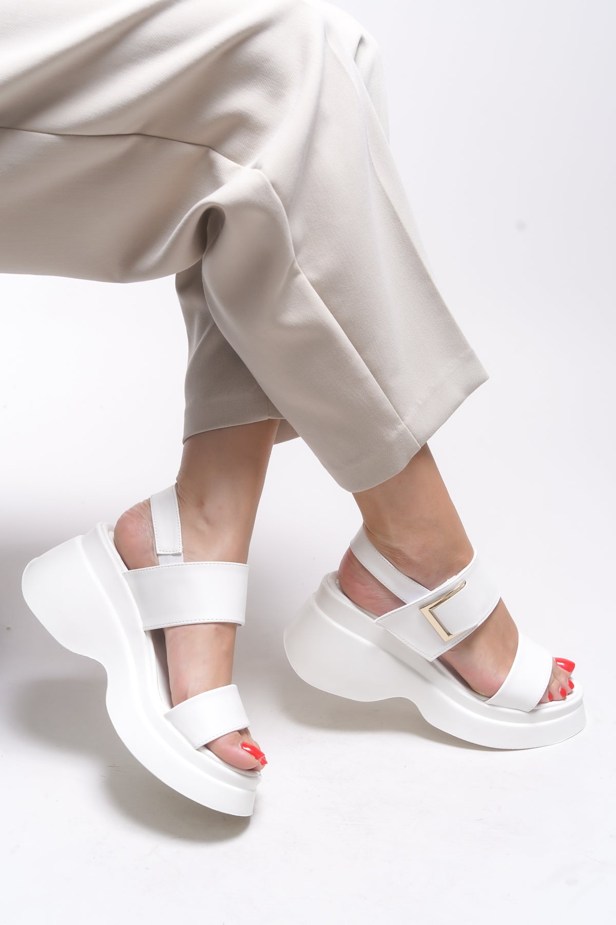 Riccon Gablynthi Kadın Sandalet 0012907