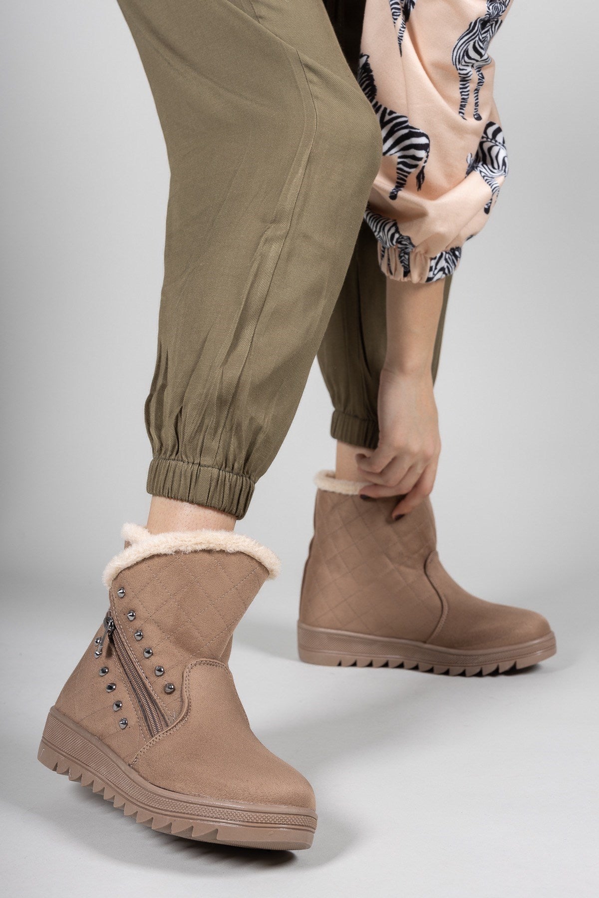 Riccon Kadın İçi Kürklü Bot 00126411