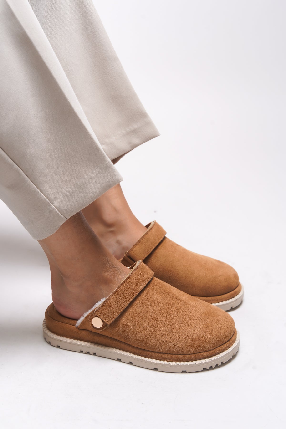 Riccon Everqinor İçi Kürklü Kadın Terlik 0012999