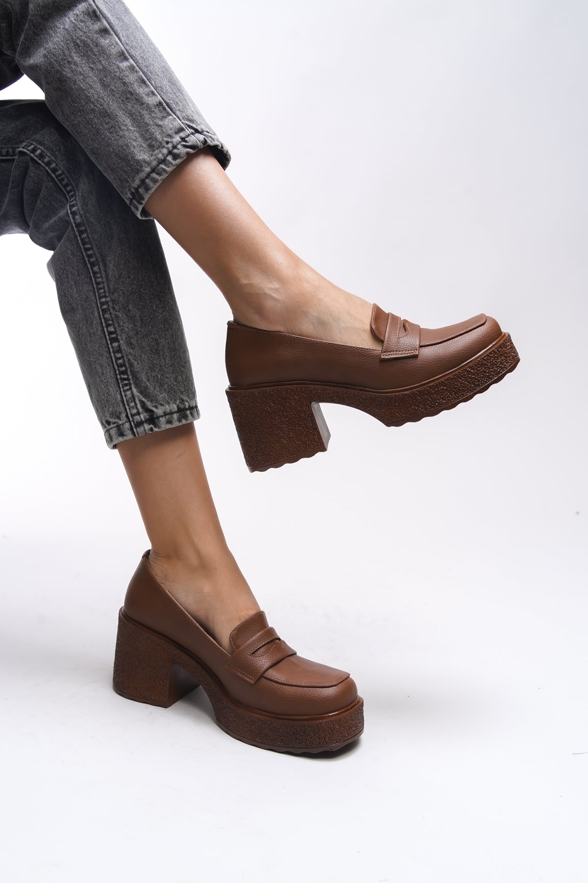 Riccon Quphrele Kadın Topuklu Loafer 00121520