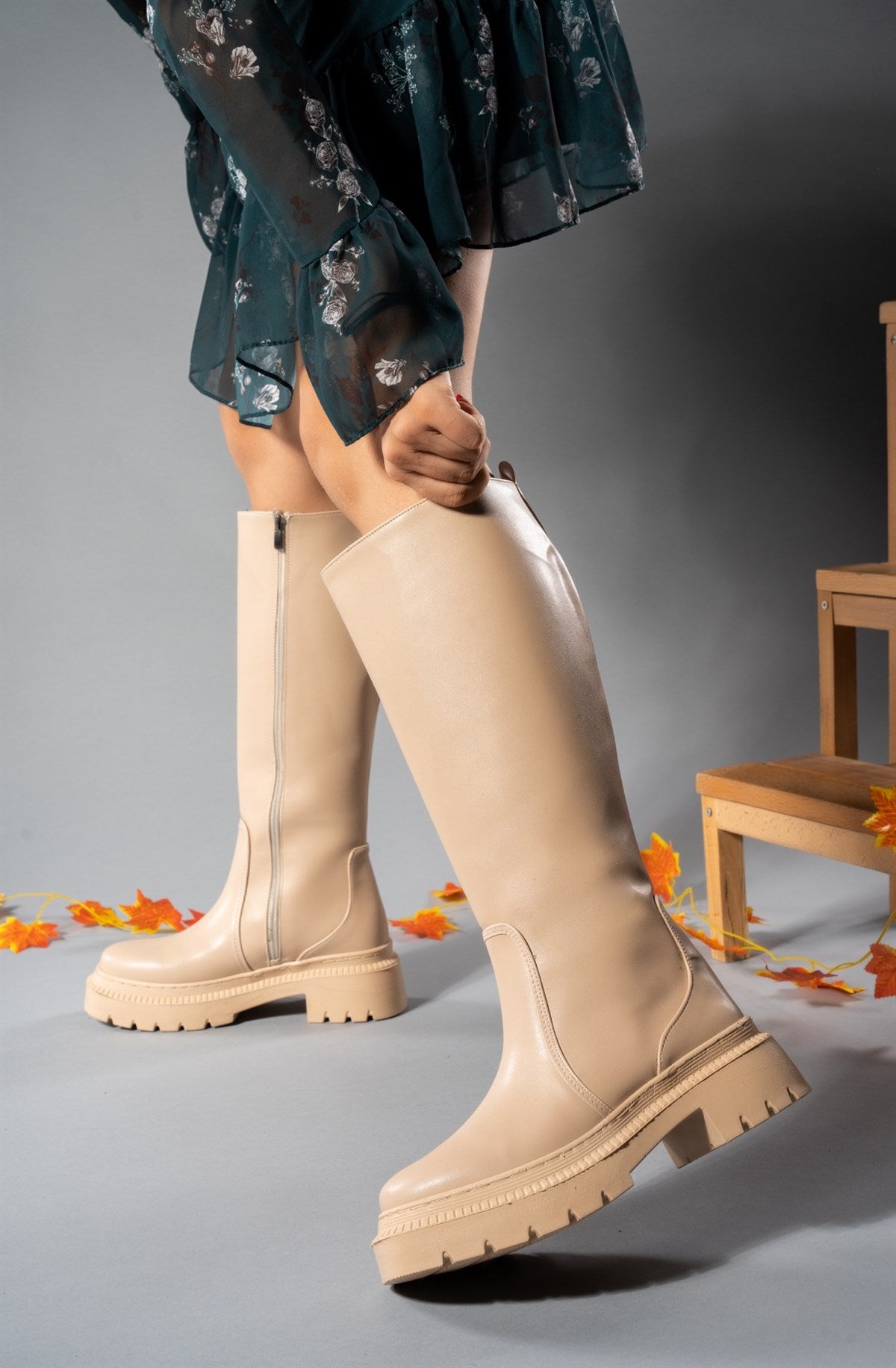 Riccon Kadın Fermuarlı Çizme 0012212