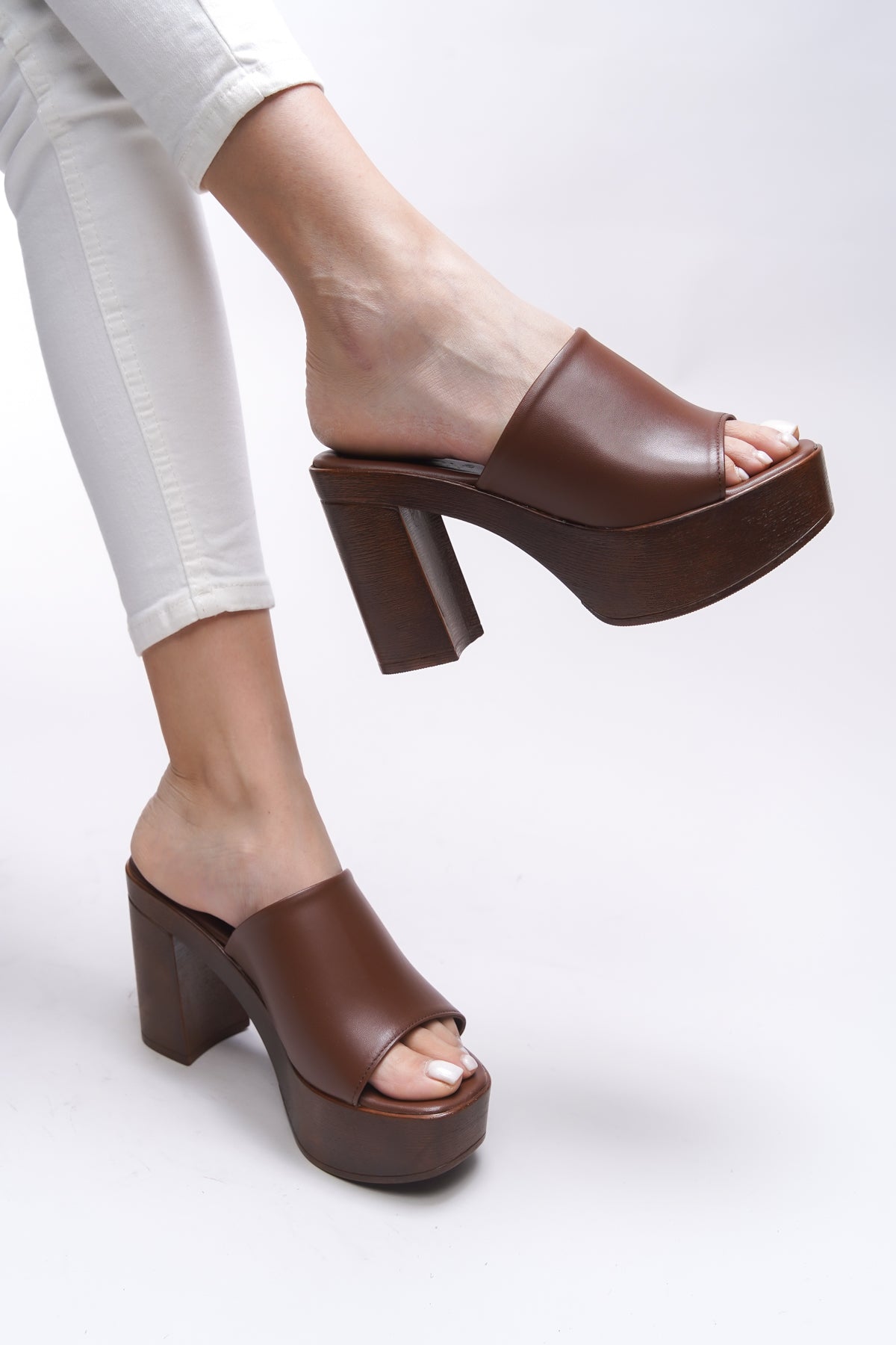 Riccon Jislantha Kadın Topuklu Terlik 0012763