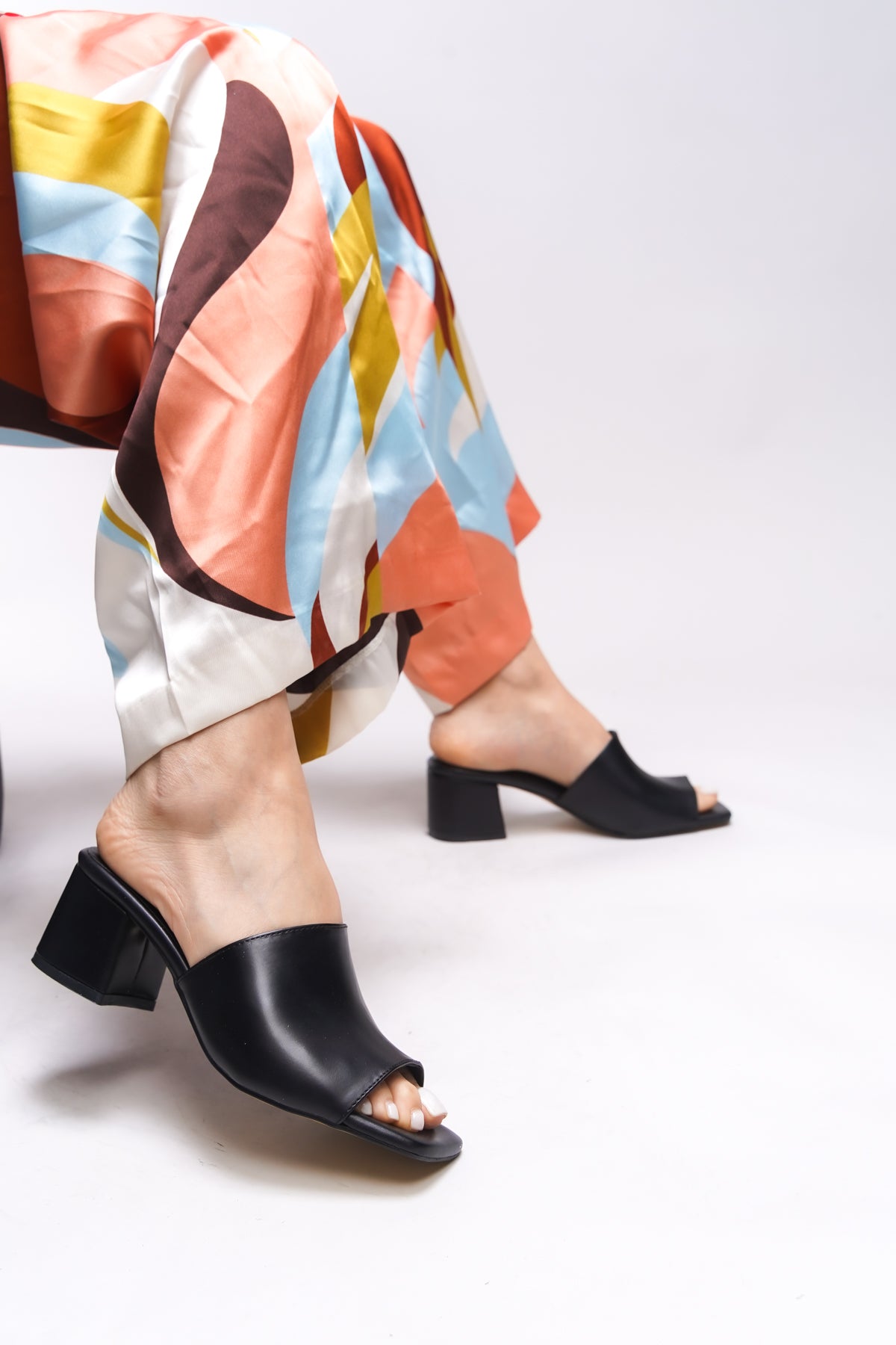 Riccon Wolrithe Kadın Topuklu Terlik 0012125