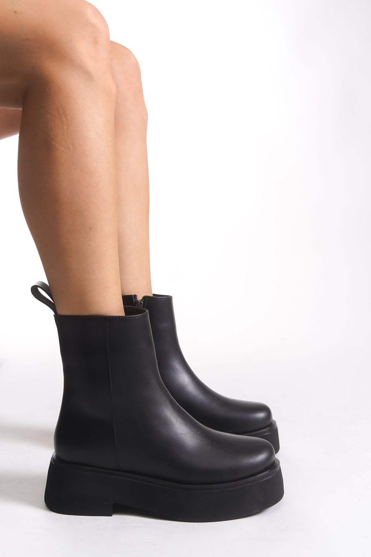 Riccon Linlendra Kadın Chelsea Bot 00123005 Siyah