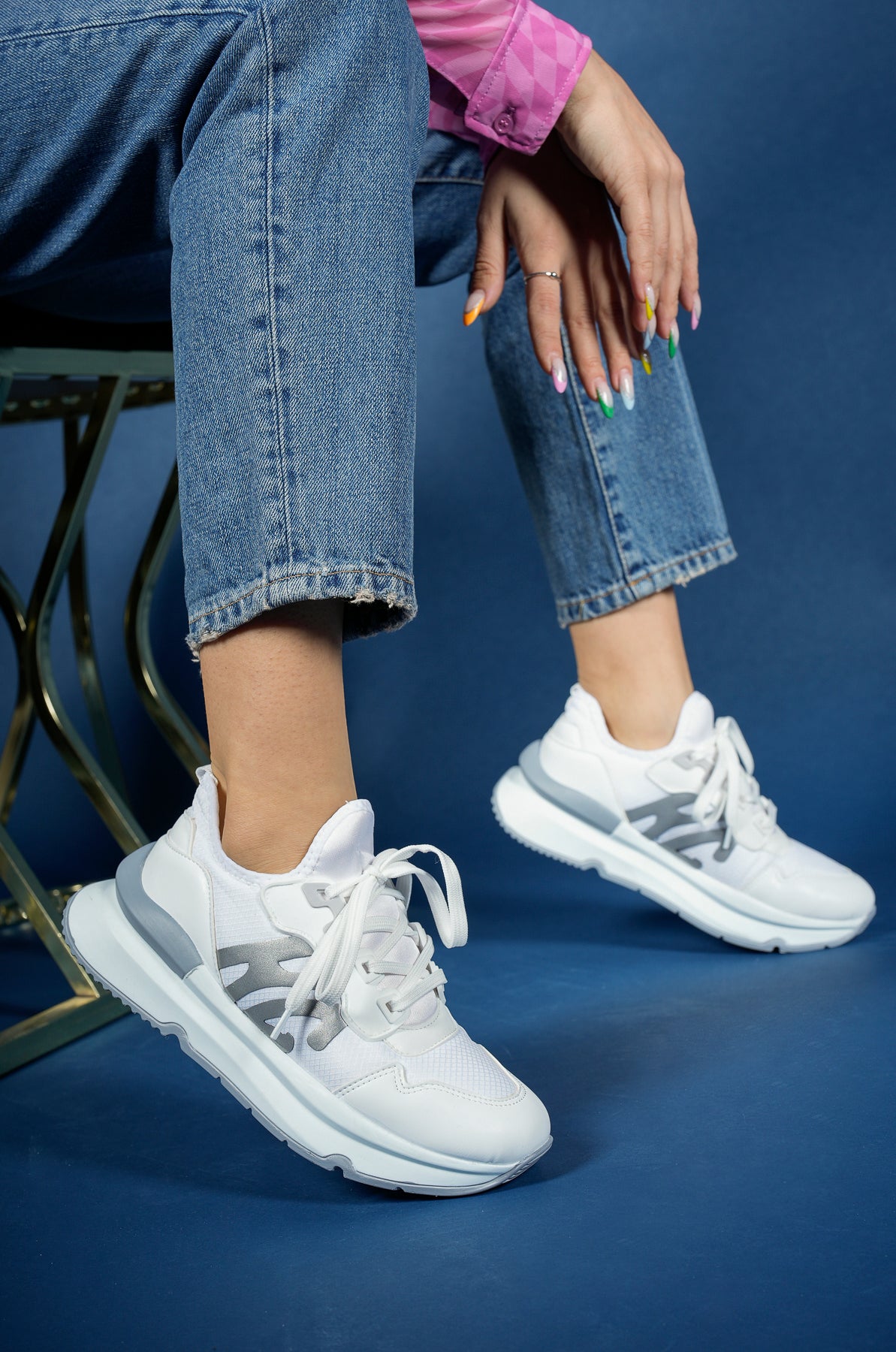 Riccon Kadın Sneaker 0012169 Beyaz