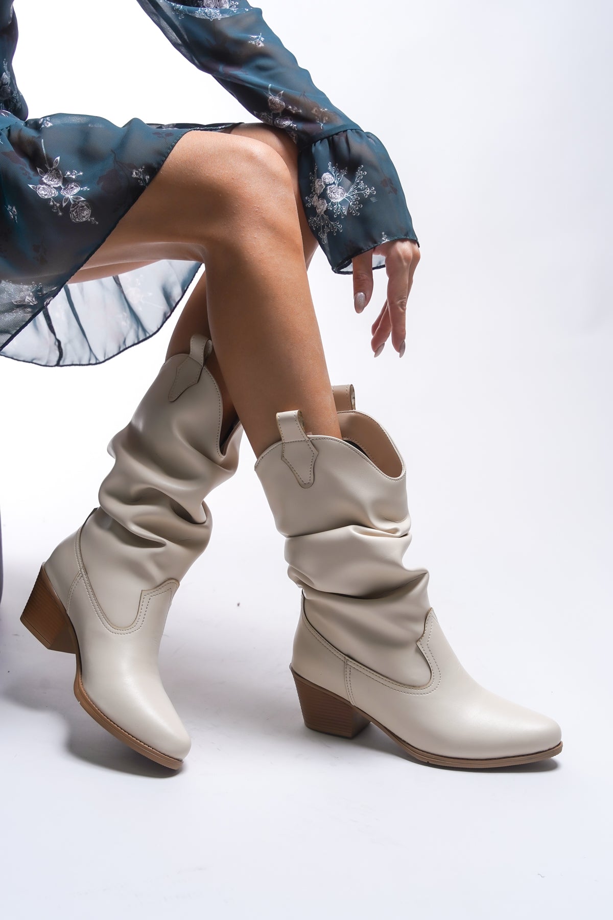 Riccon Uwreness Kadın Western Bot 0012875