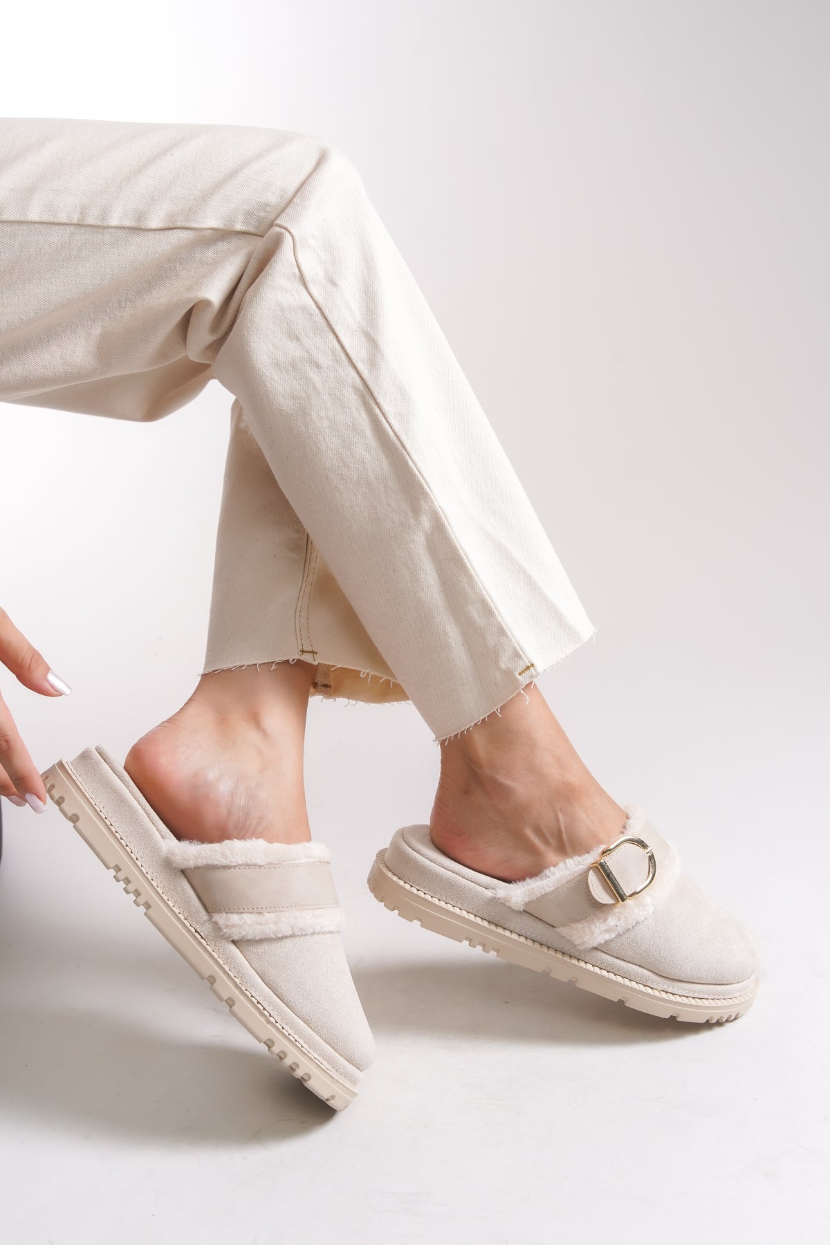 Riccon Lizyaries Kadın İçi Kürklü Terlik 0012688